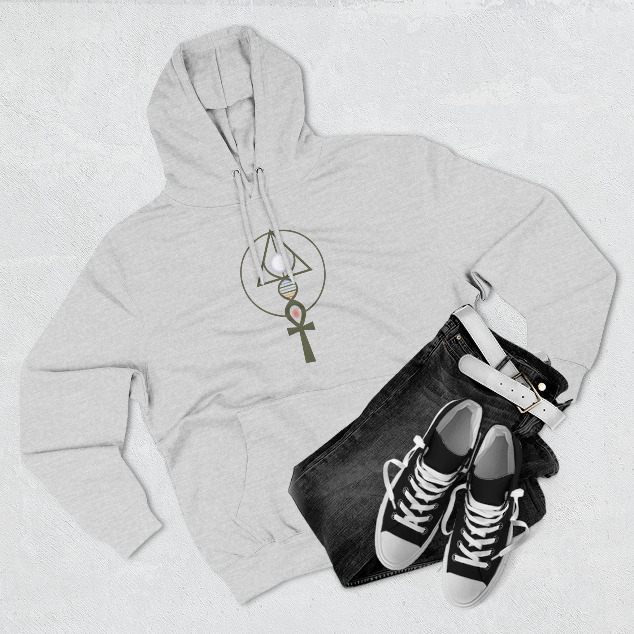 Hoodie - Activated BLC Symbol & "Unexpected Money Code" Binary Design