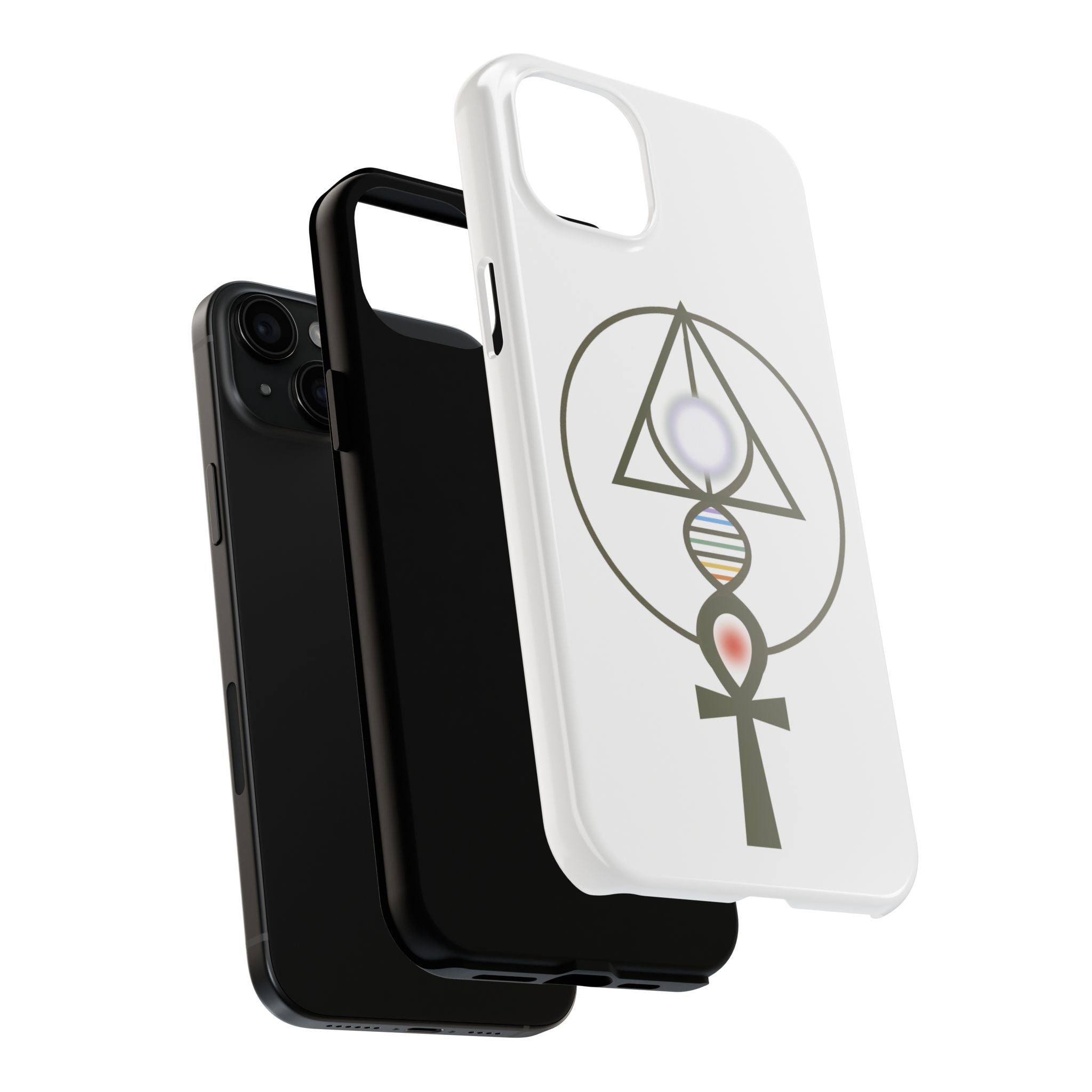 Binary Light Code Logo Phone Cover - Activated Apparel