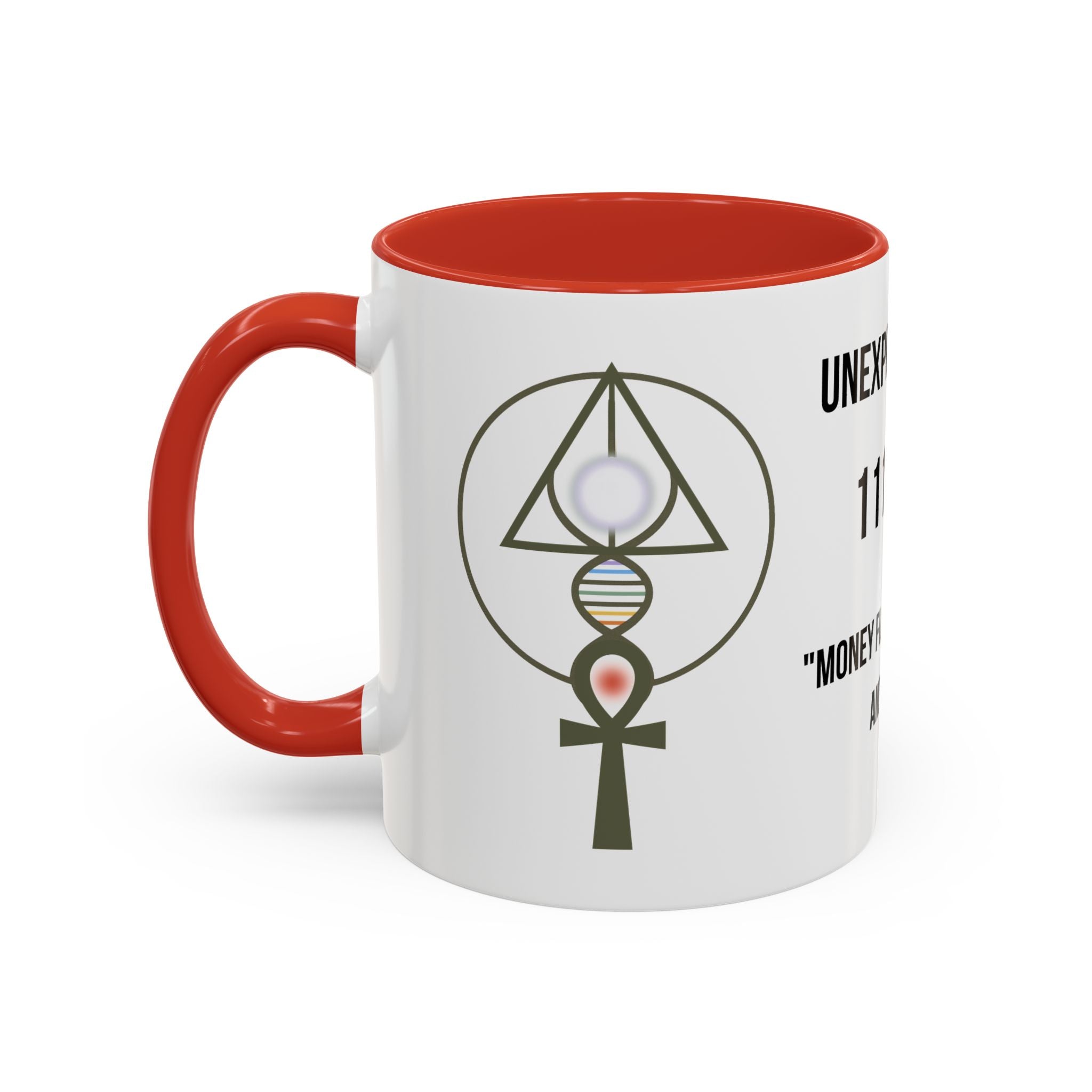 Affirmation Mug – "Unexpected Money Code" Coffee Cup