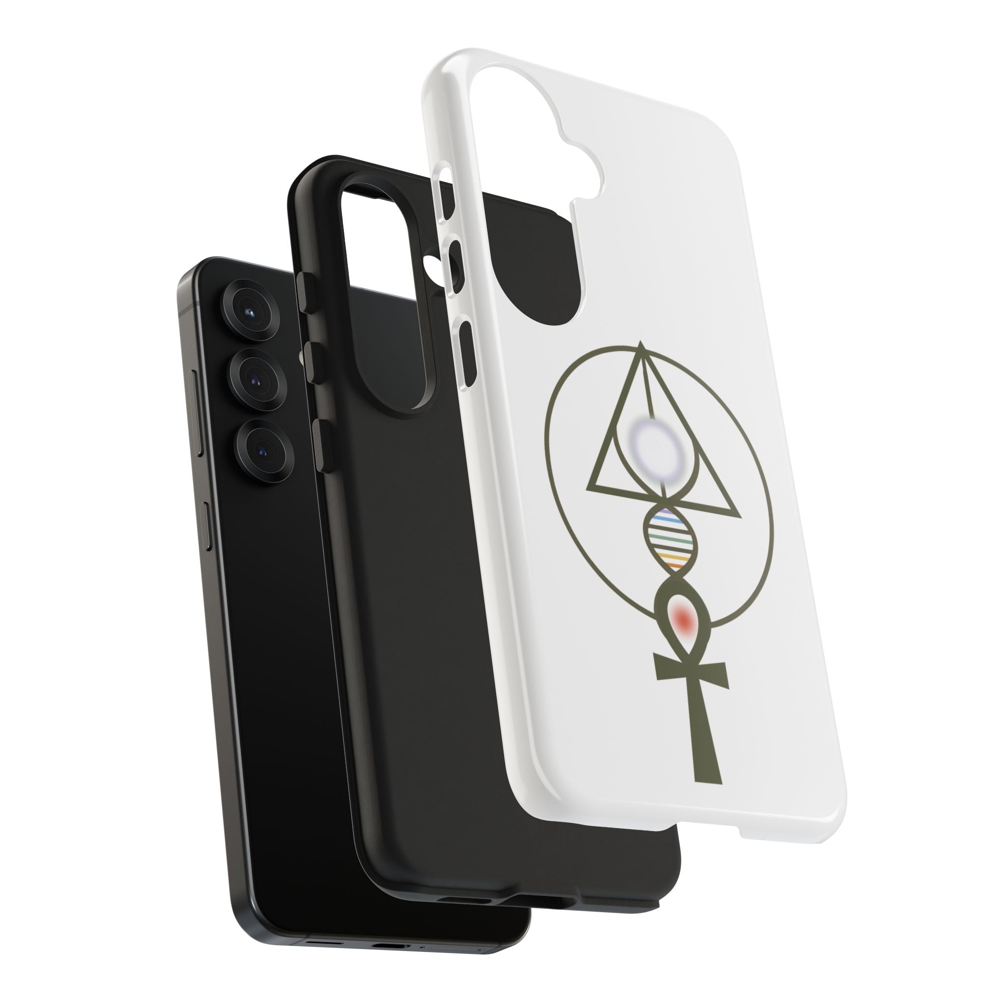 Binary Light Code Logo Phone Cover - Activated Apparel
