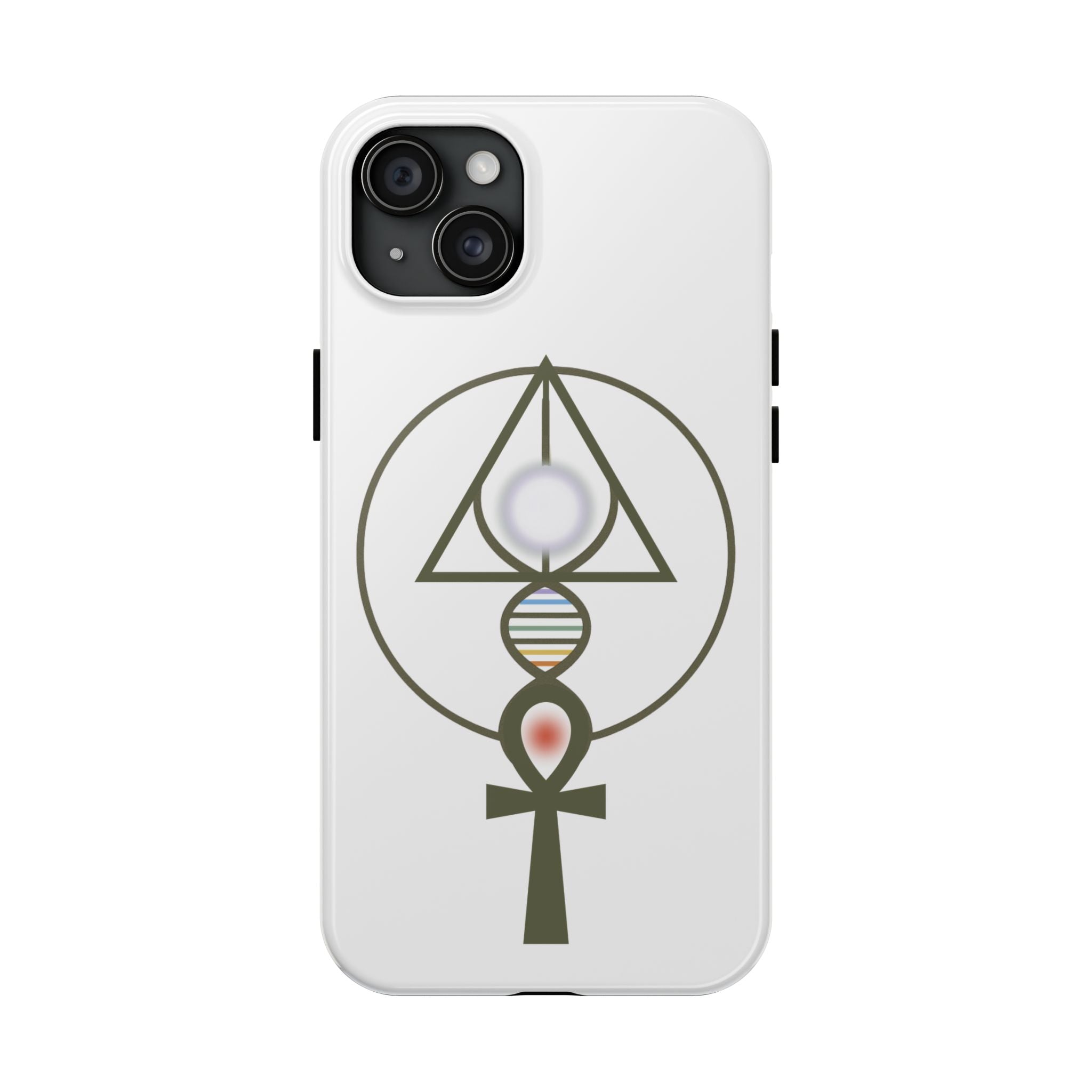 Binary Light Code Logo Phone Cover - Activated Apparel