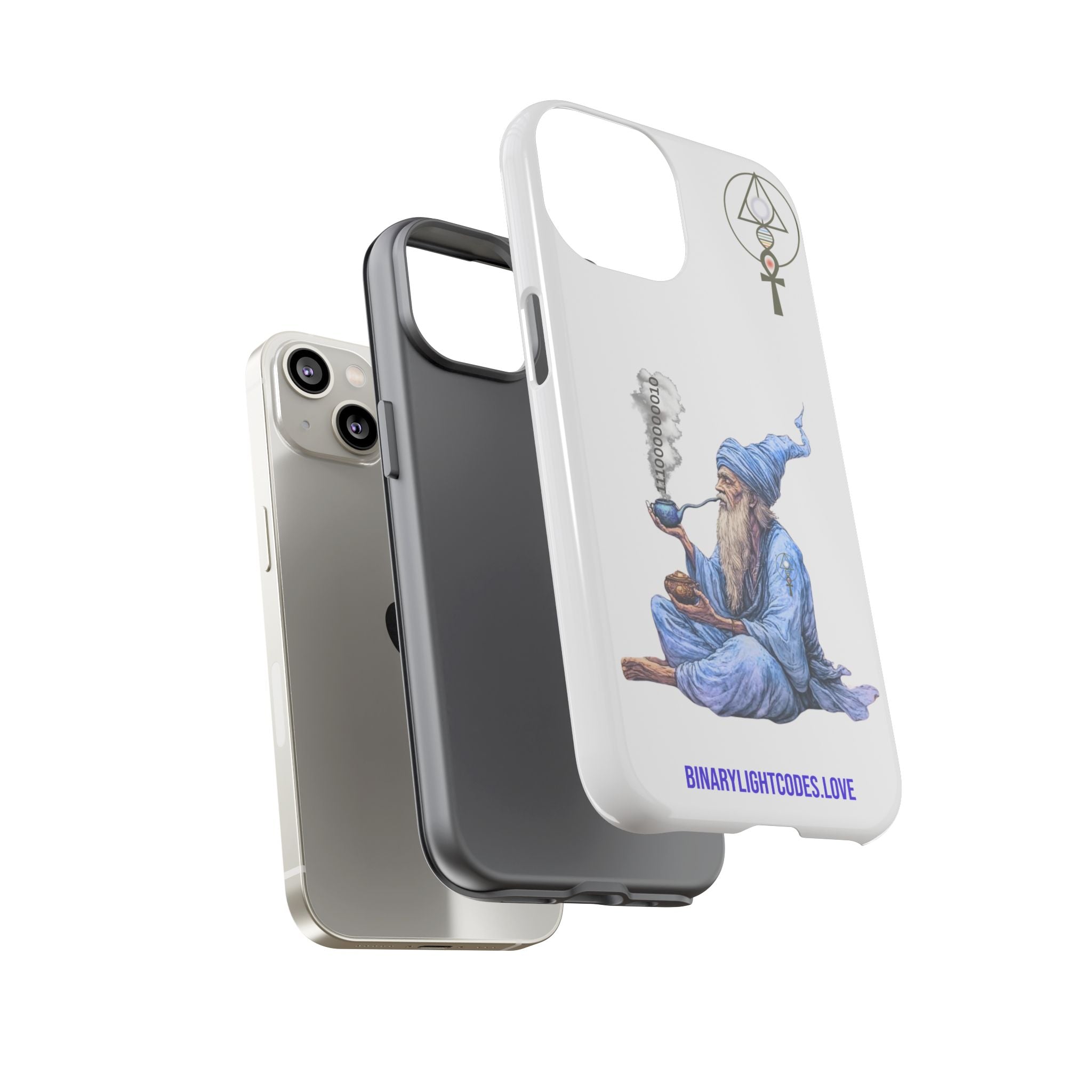 Binary Wizard Phone Case - Legacy Key in Smoke