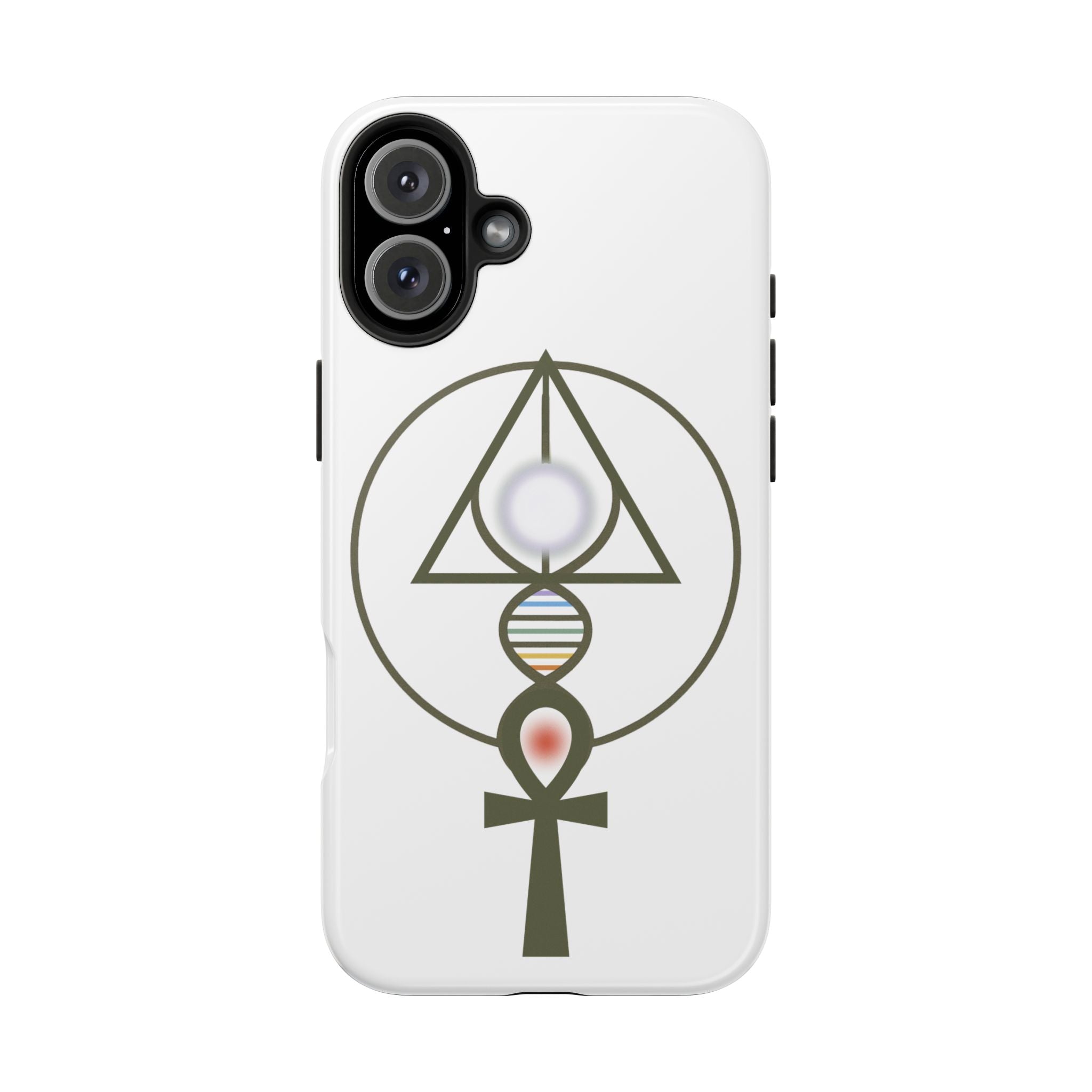 Binary Light Code Logo Phone Cover - Activated Apparel