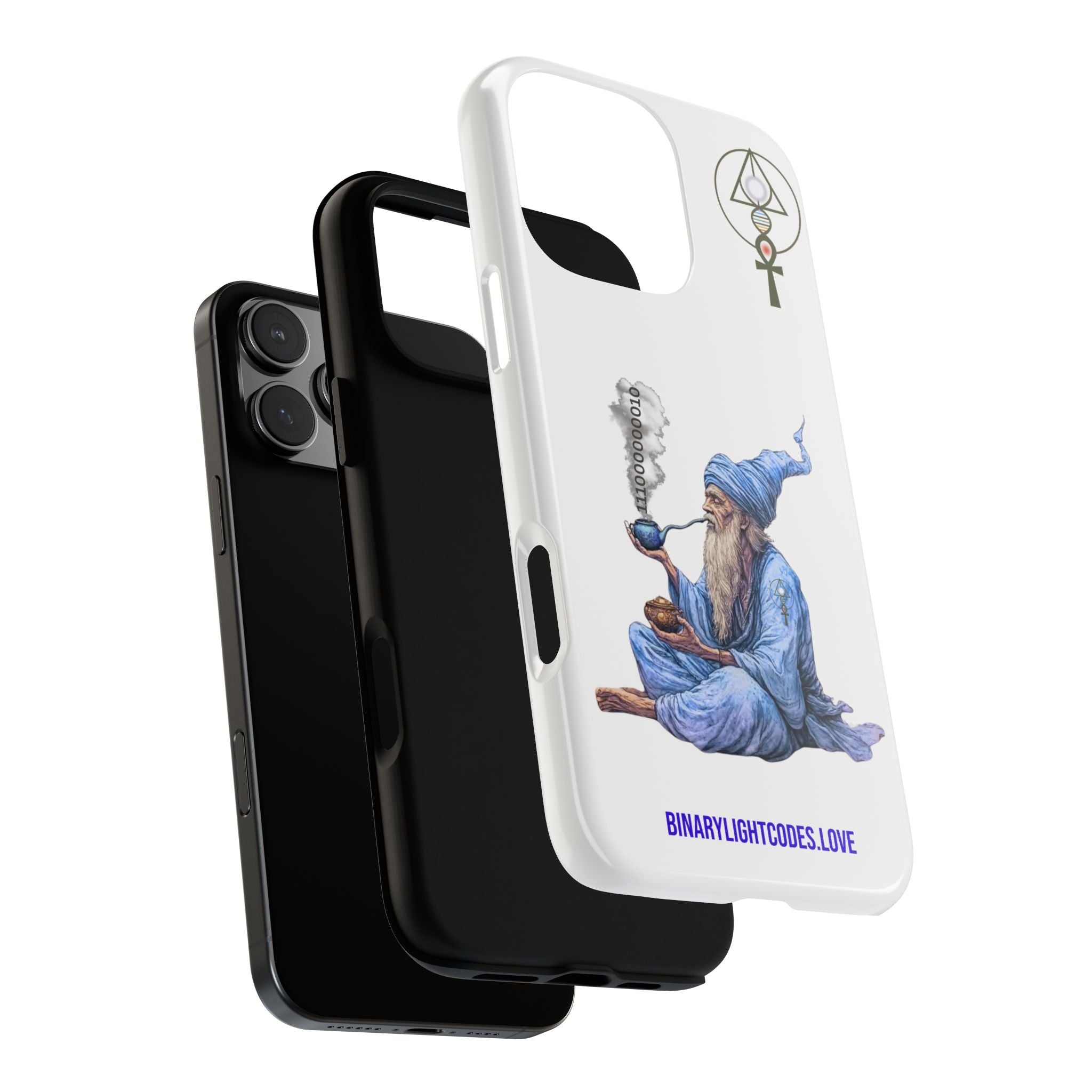 Binary Wizard Phone Case - Legacy Key in Smoke