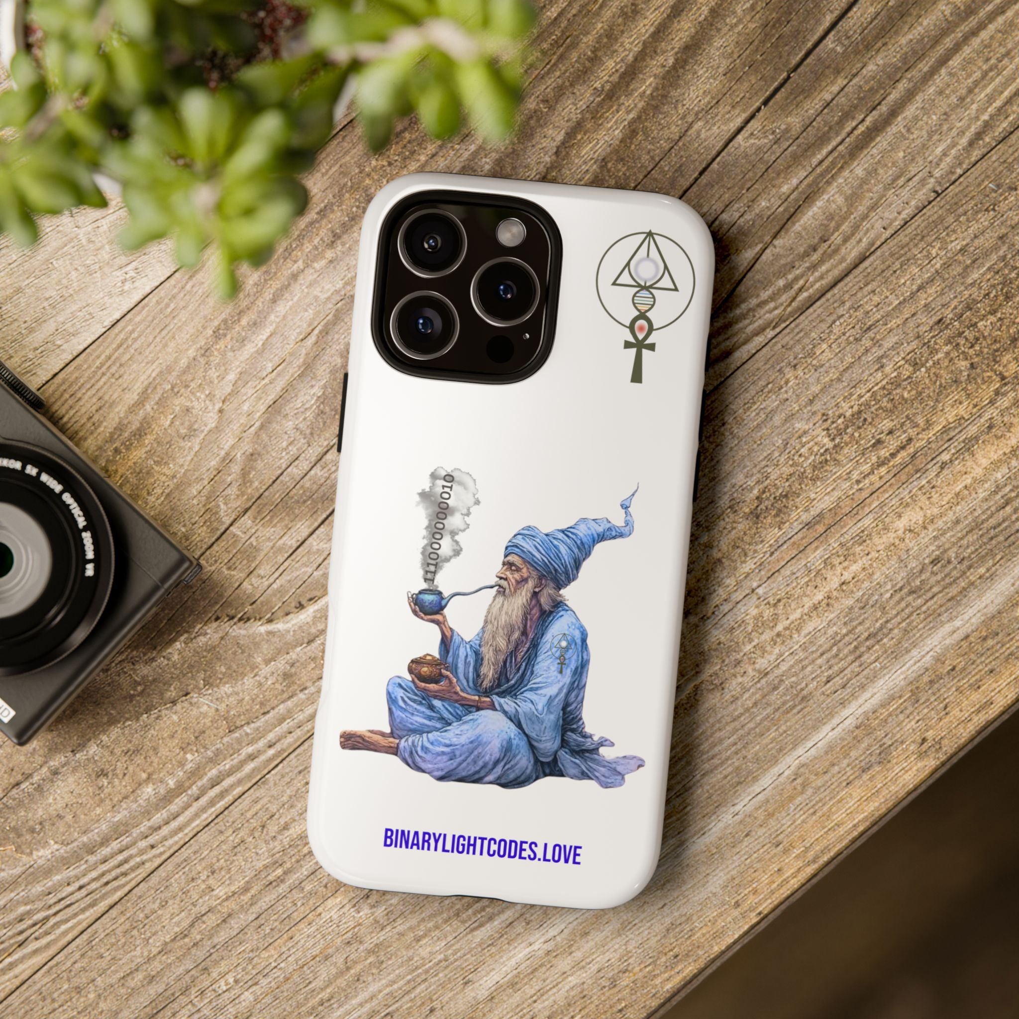 Binary Wizard Phone Case - Legacy Key in Smoke