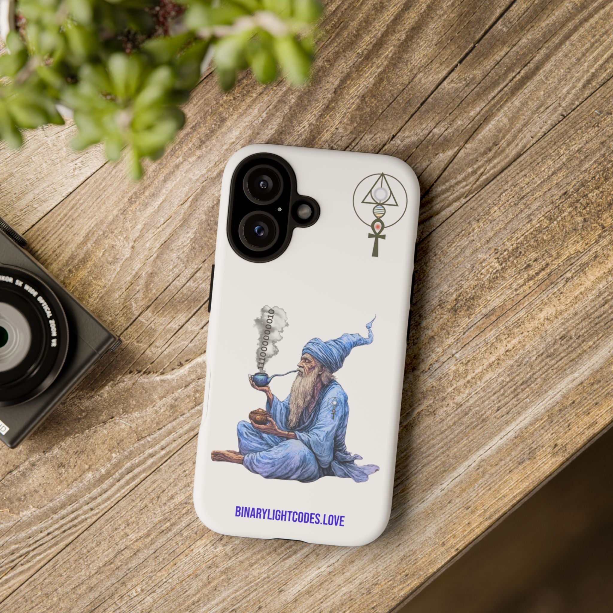Binary Wizard Phone Case - Legacy Key in Smoke