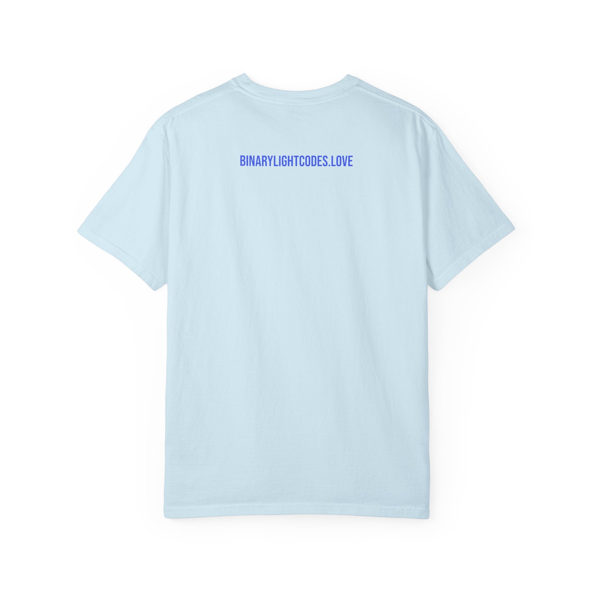Binary Light Codes Logo T-shirt | Sacred Geometry Alchemy Spiritual Tee