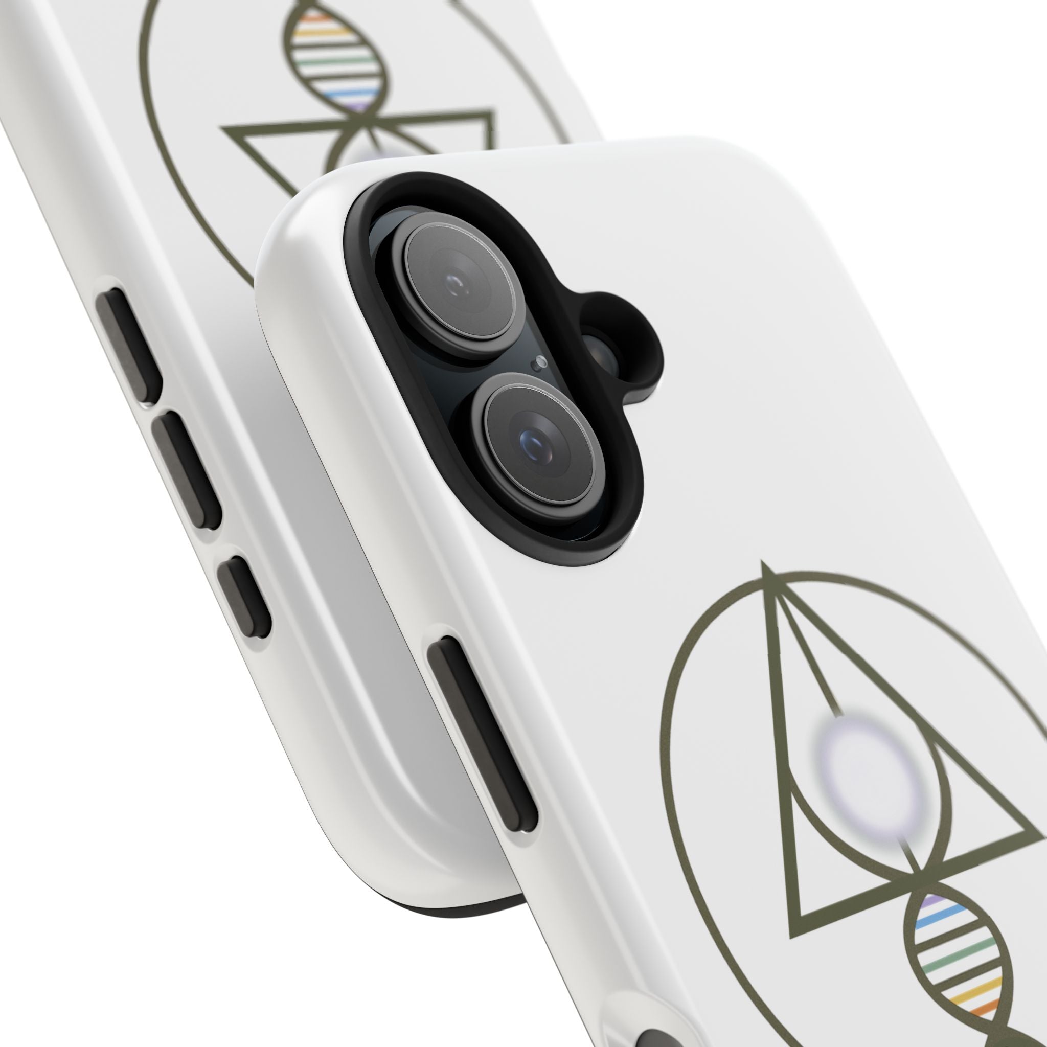 Binary Light Code Logo Phone Cover - Activated Apparel