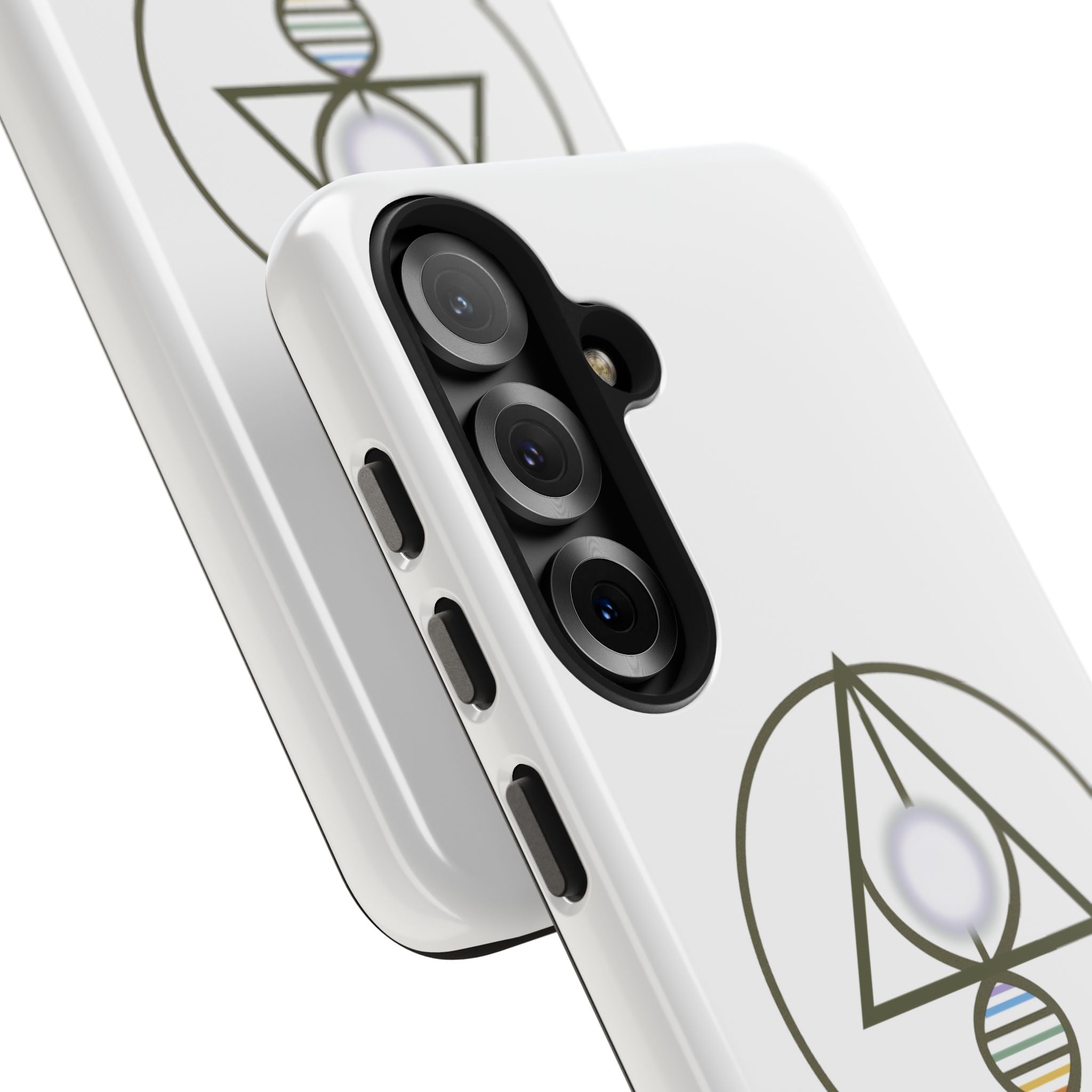 Binary Light Code Logo Phone Cover - Activated Apparel