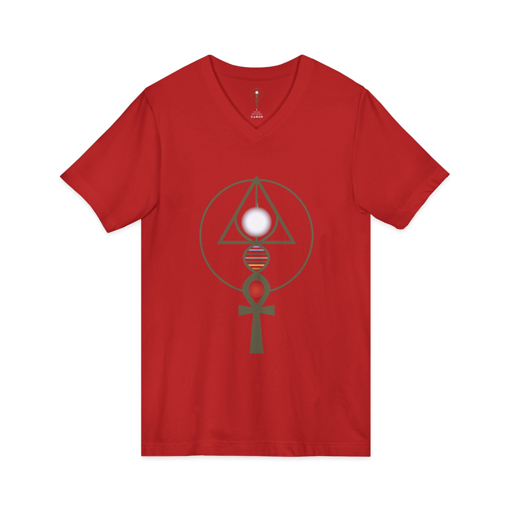 Money Manifestation V-Neck Tee - "Unexpected Money Code"