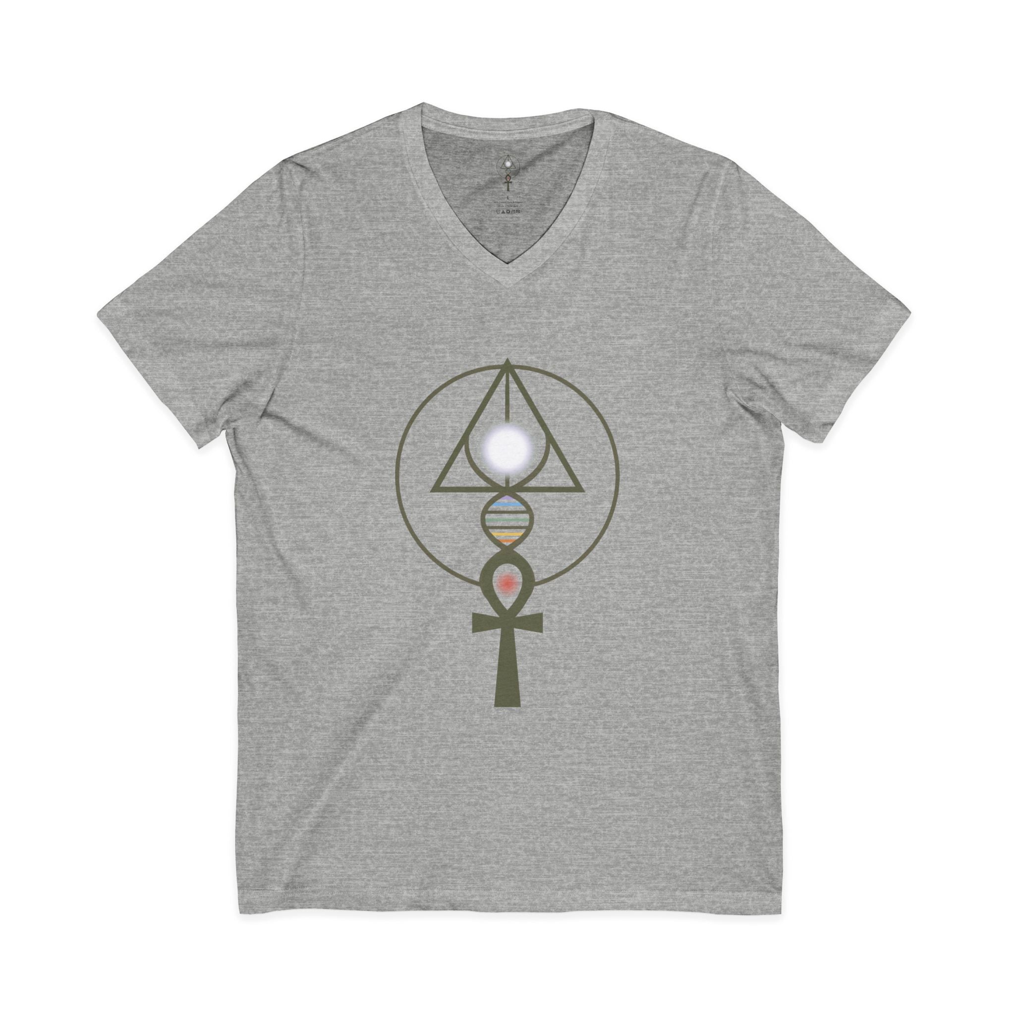 Money Manifestation V-Neck Tee - "Unexpected Money Code"