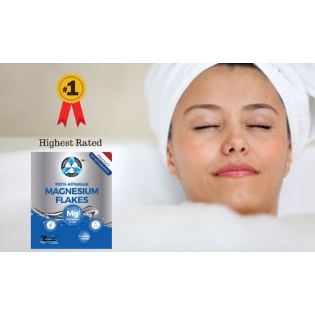 100% Natural Magnesium Flakes produced in the Netherlands - Helps alleviate aches and pains, detoxifies, restores cellular magnesium levels, and reduces stress.