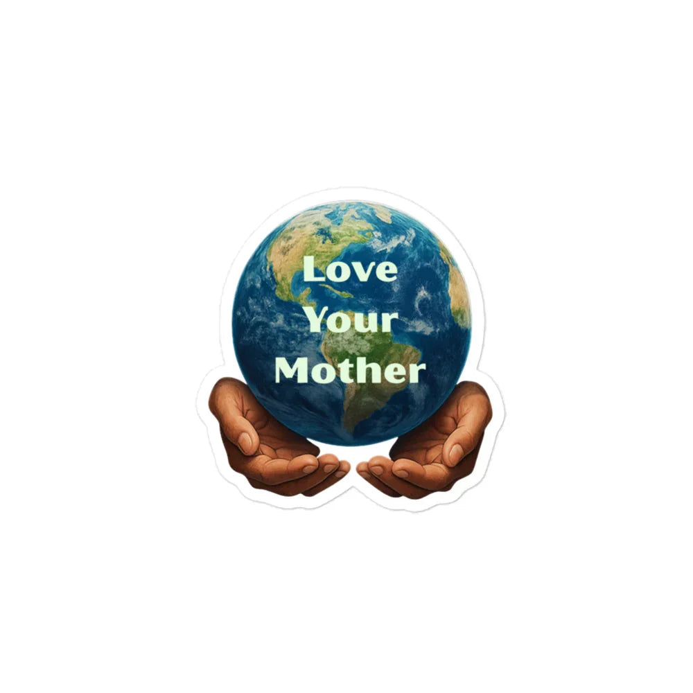 Love Your Mother (Gaia) - Sticker - Binary Light Codes