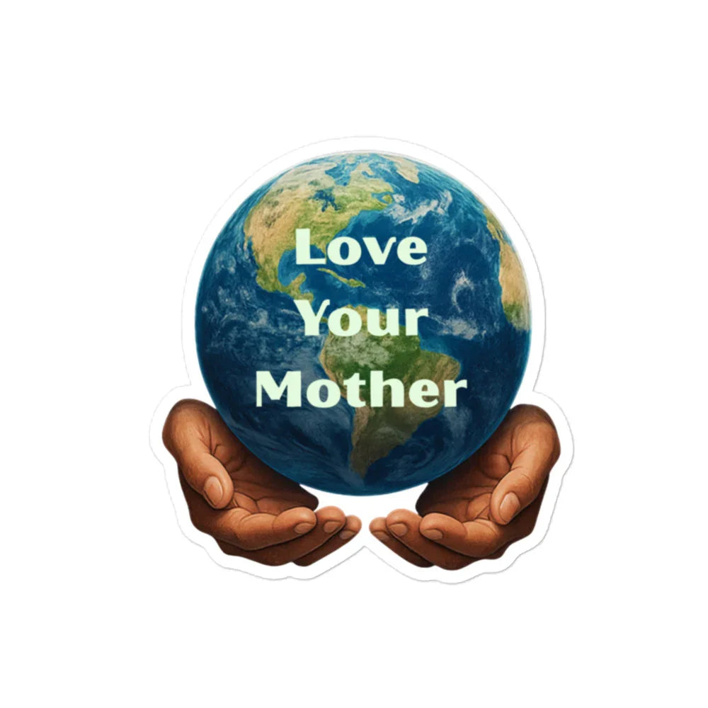 Love Your Mother (Gaia) - Sticker - Binary Light Codes