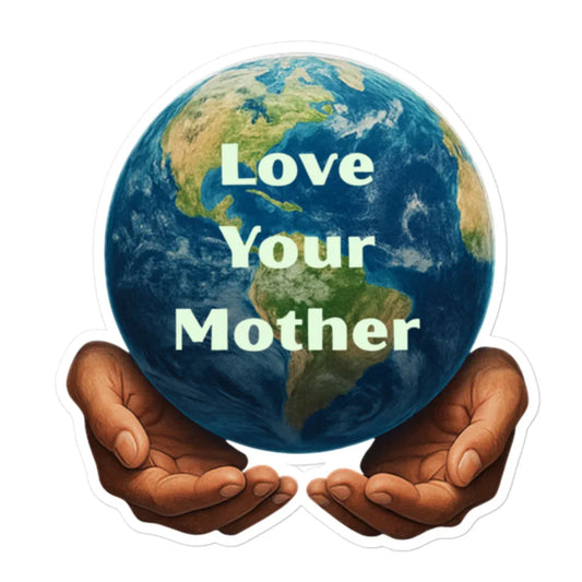 Love Your Mother (Gaia) - Sticker - Binary Light Codes