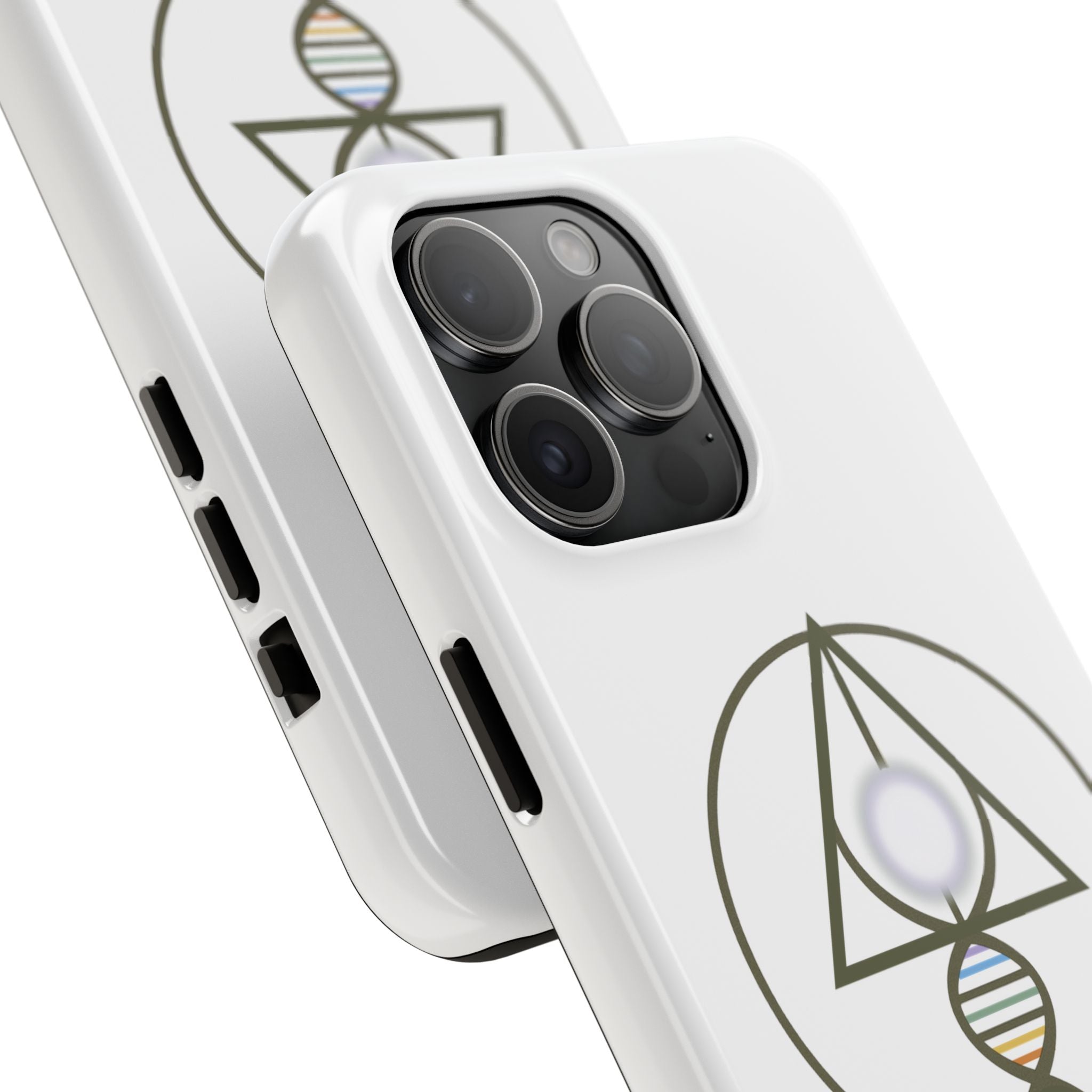 Binary Light Code Logo Phone Cover - Activated Apparel