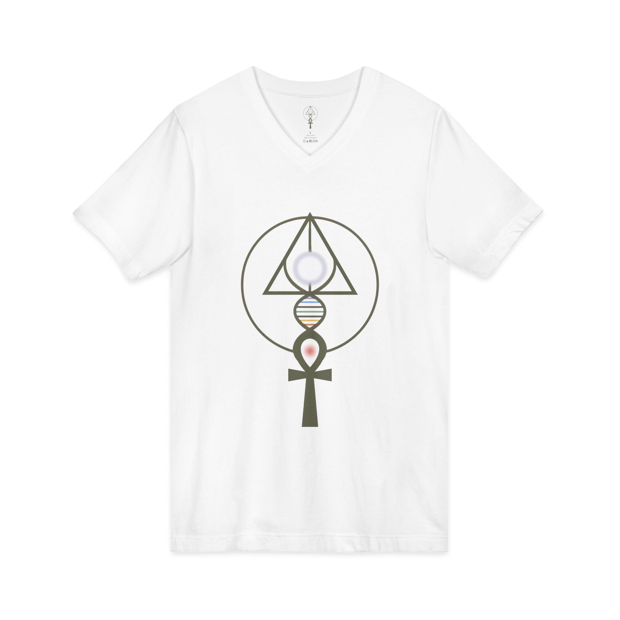 Money Manifestation V-Neck Tee - "Unexpected Money Code"
