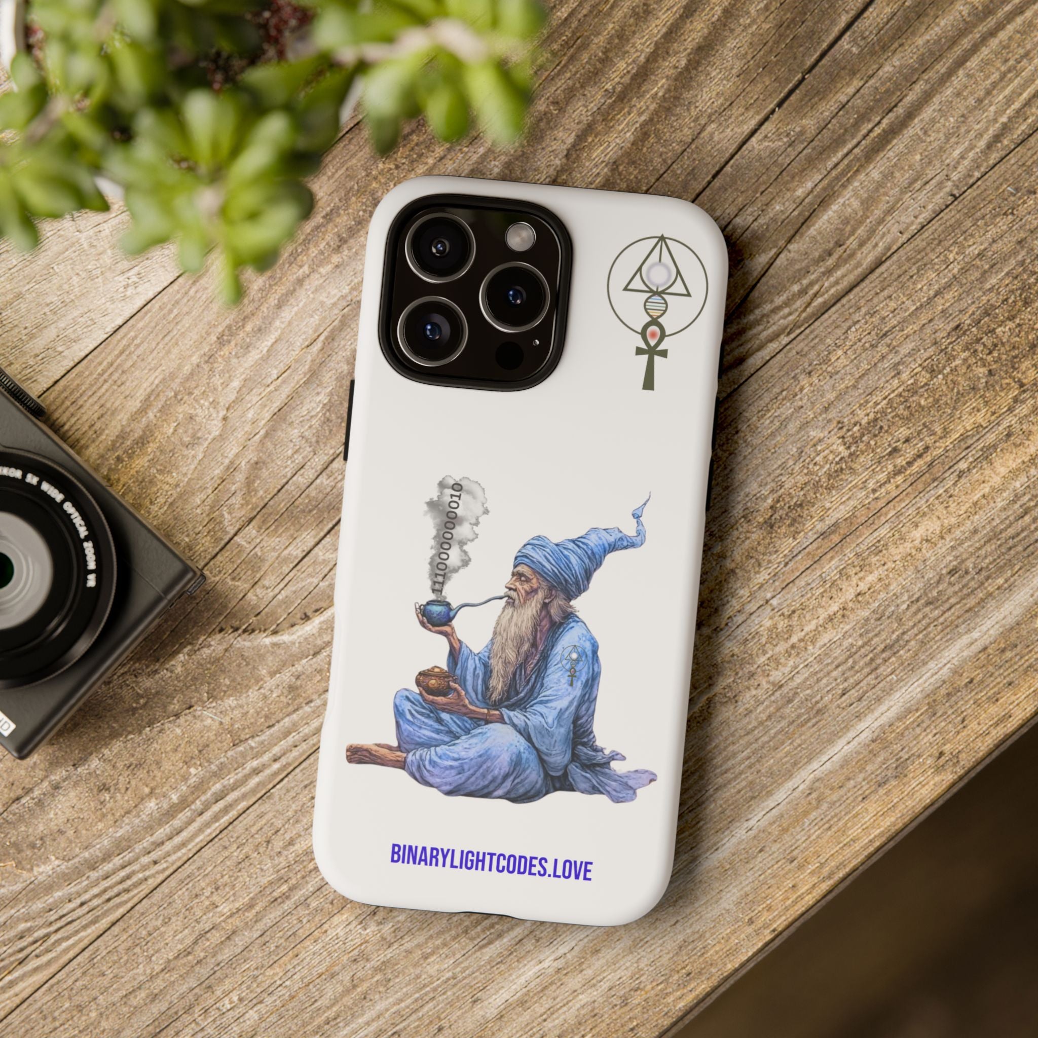 Binary Wizard Phone Case - Legacy Key in Smoke