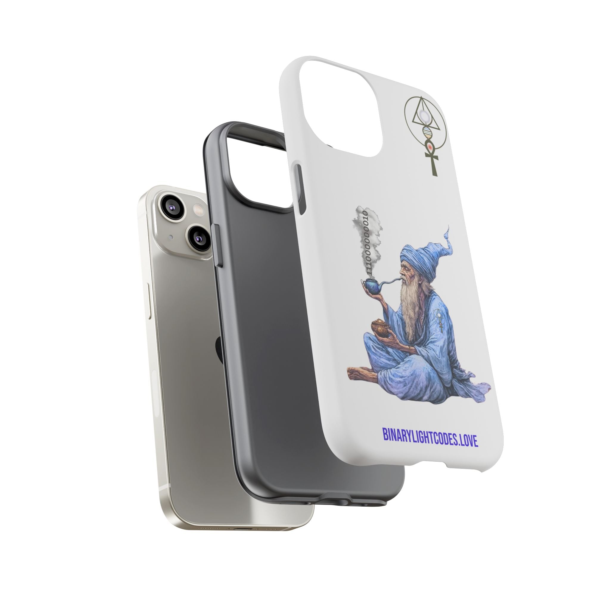 Binary Wizard Phone Case - Legacy Key in Smoke