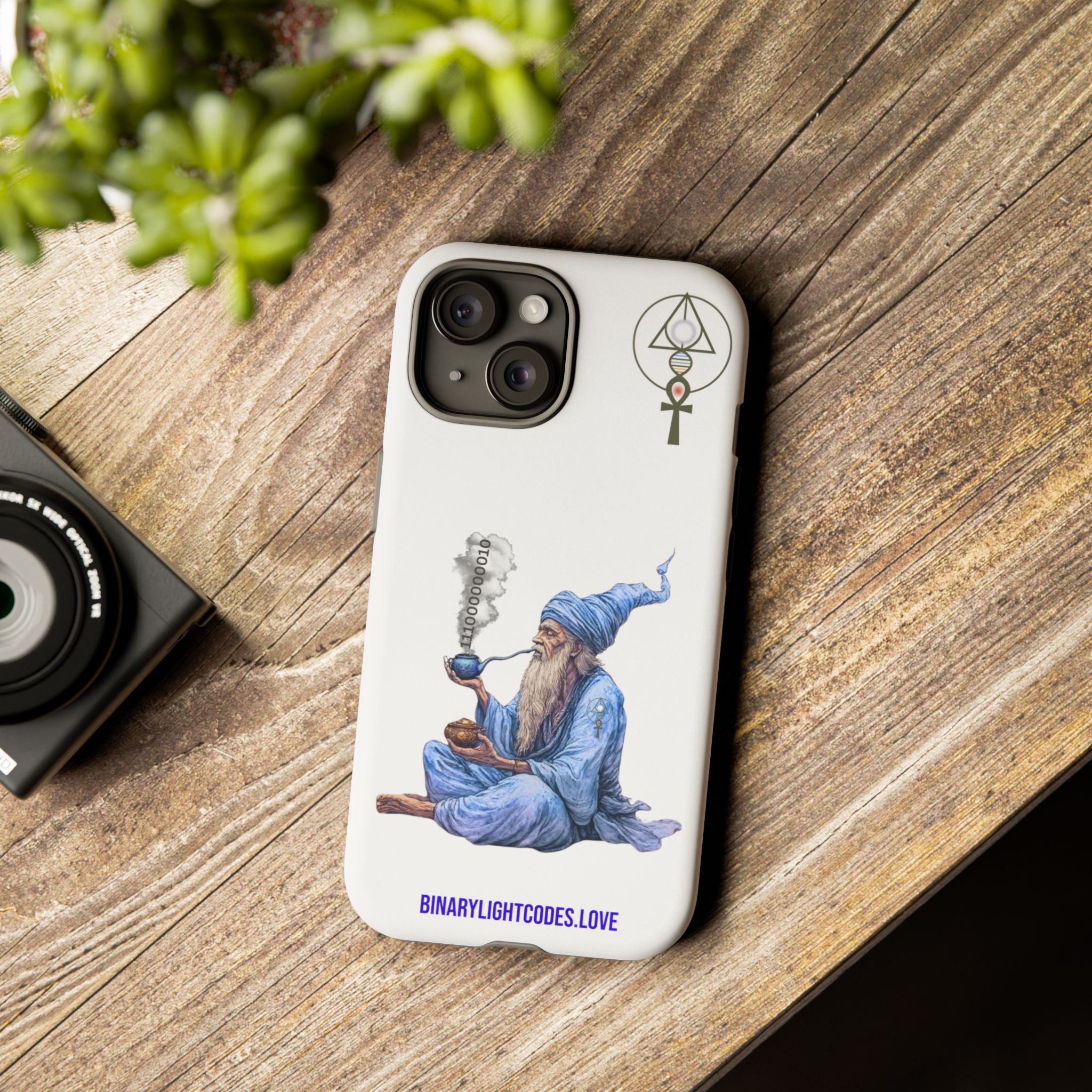 Binary Wizard Phone Case - Legacy Key in Smoke