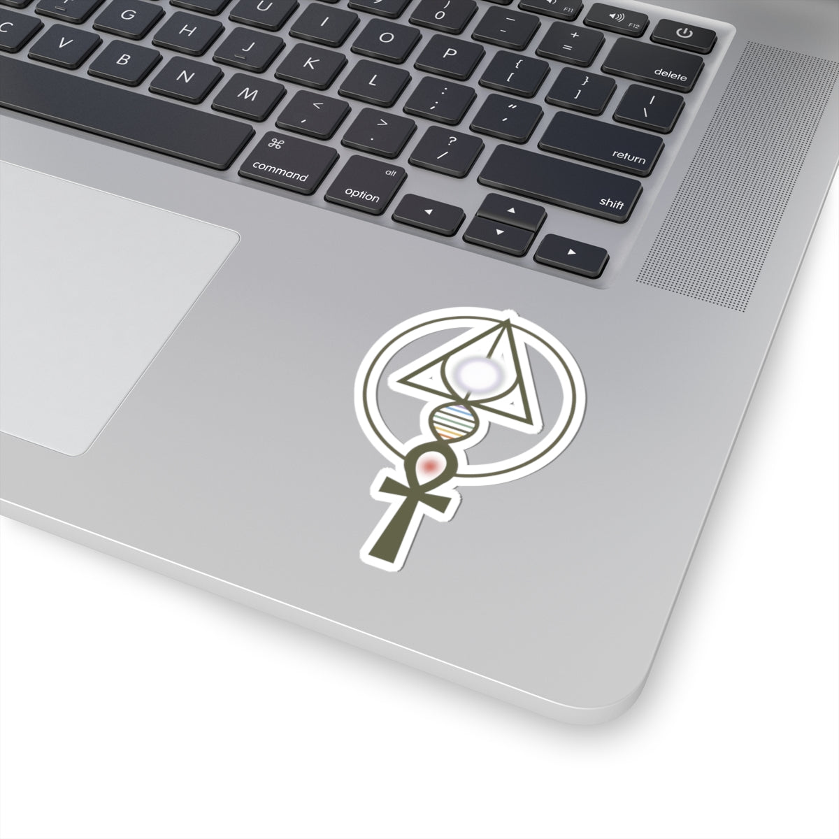 Binary Light Codes Logo Sticker
