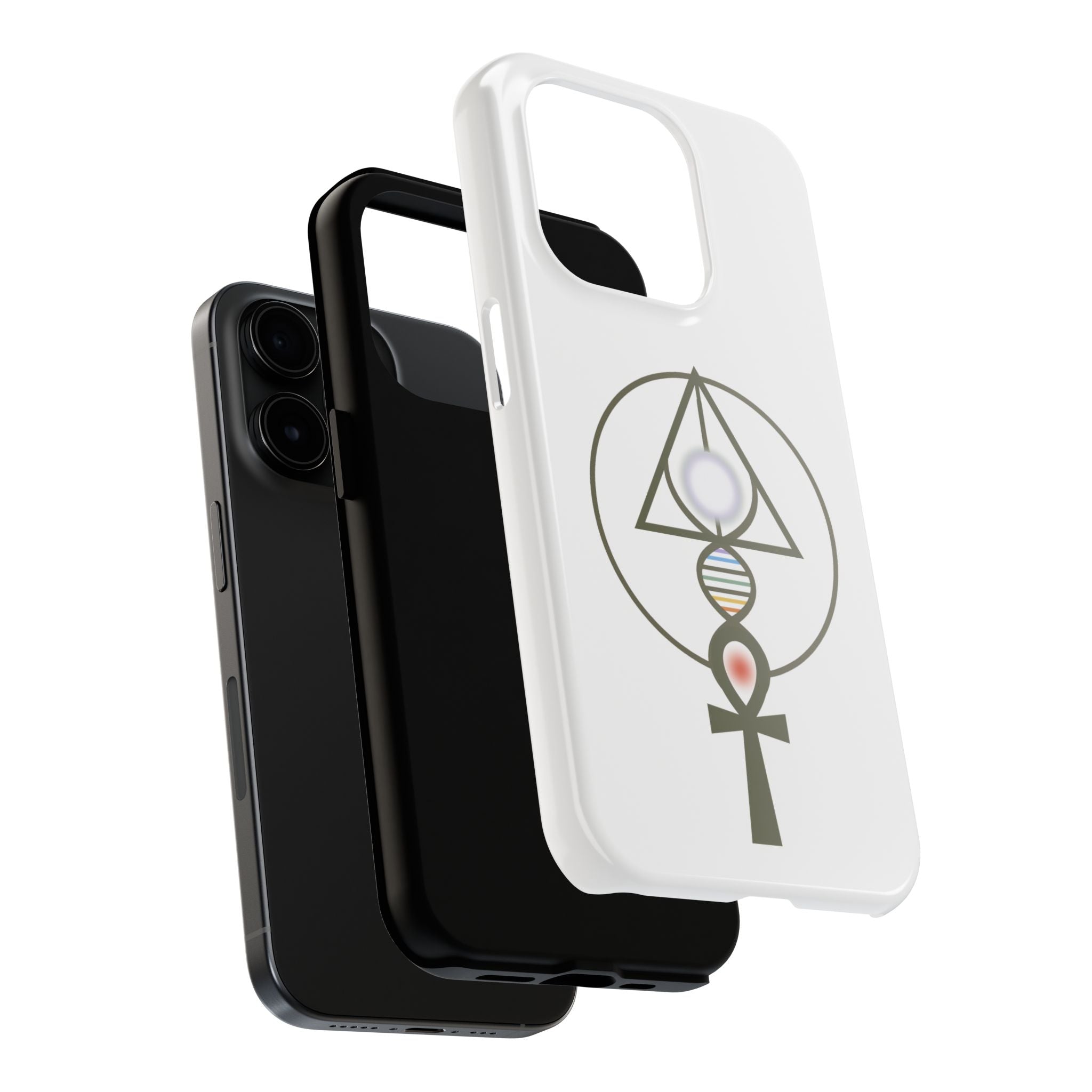 Binary Light Code Logo Phone Cover - Activated Apparel