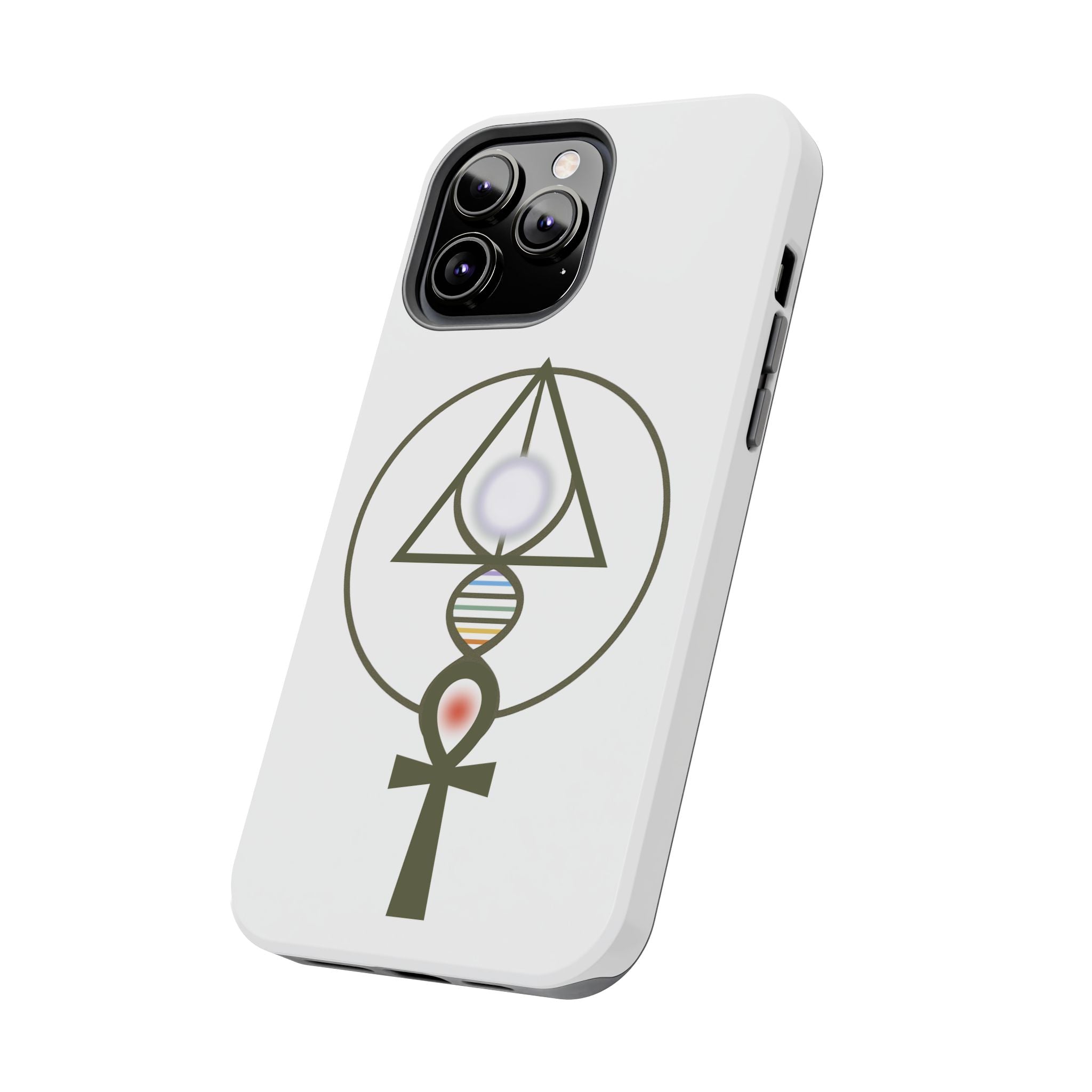 Binary Light Code Logo Phone Cover - Activated Apparel