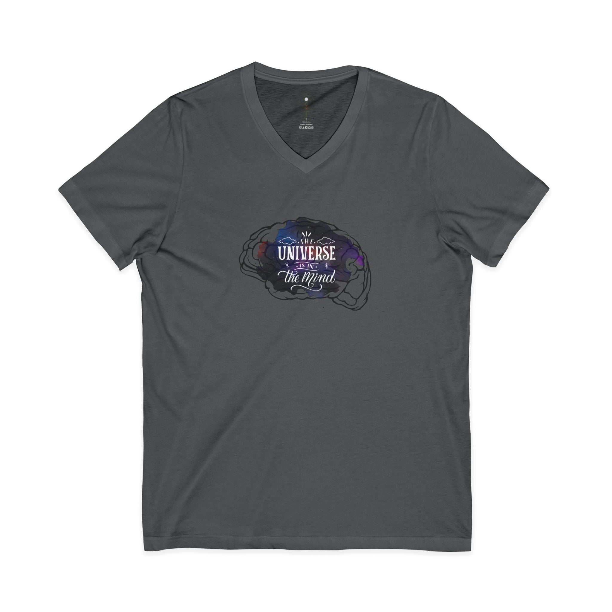 The Universe is in the Mind V-Neck Tee