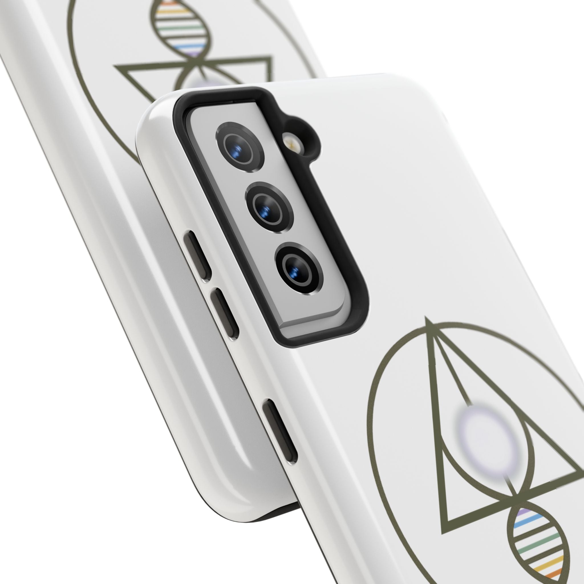 Binary Light Code Logo Phone Cover - Activated Apparel