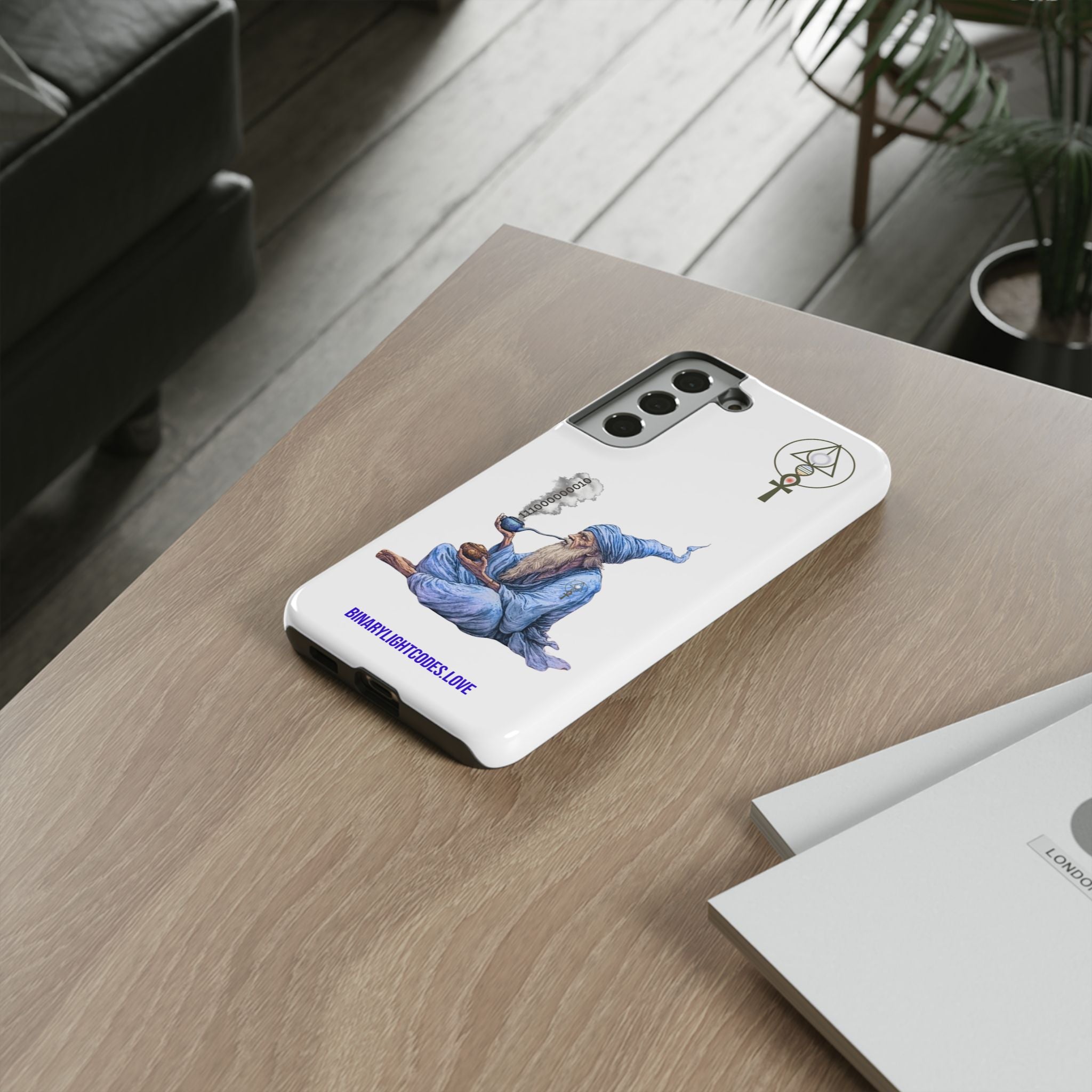 Binary Wizard Phone Case - Legacy Key in Smoke