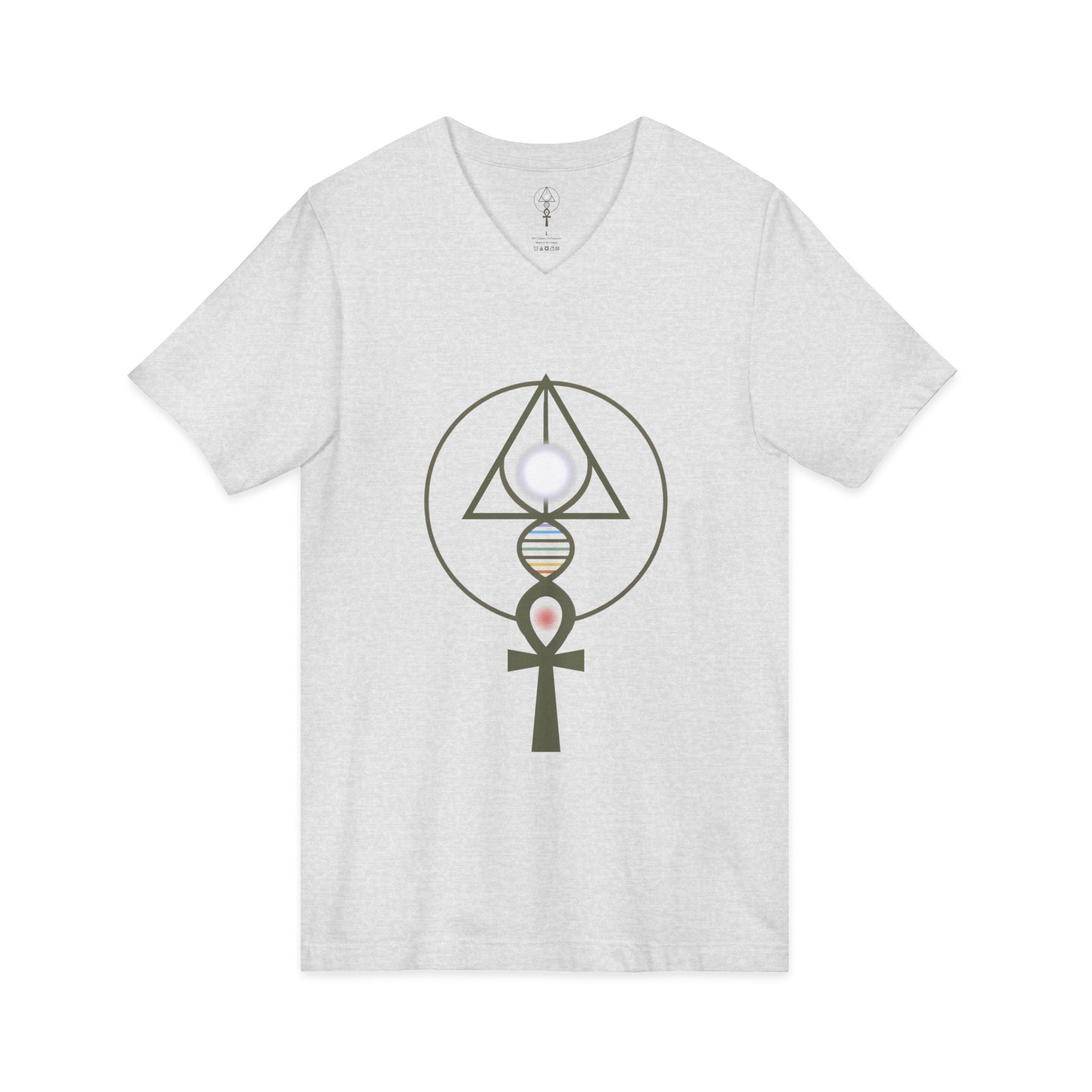 Money Manifestation V-Neck Tee - "Unexpected Money Code"