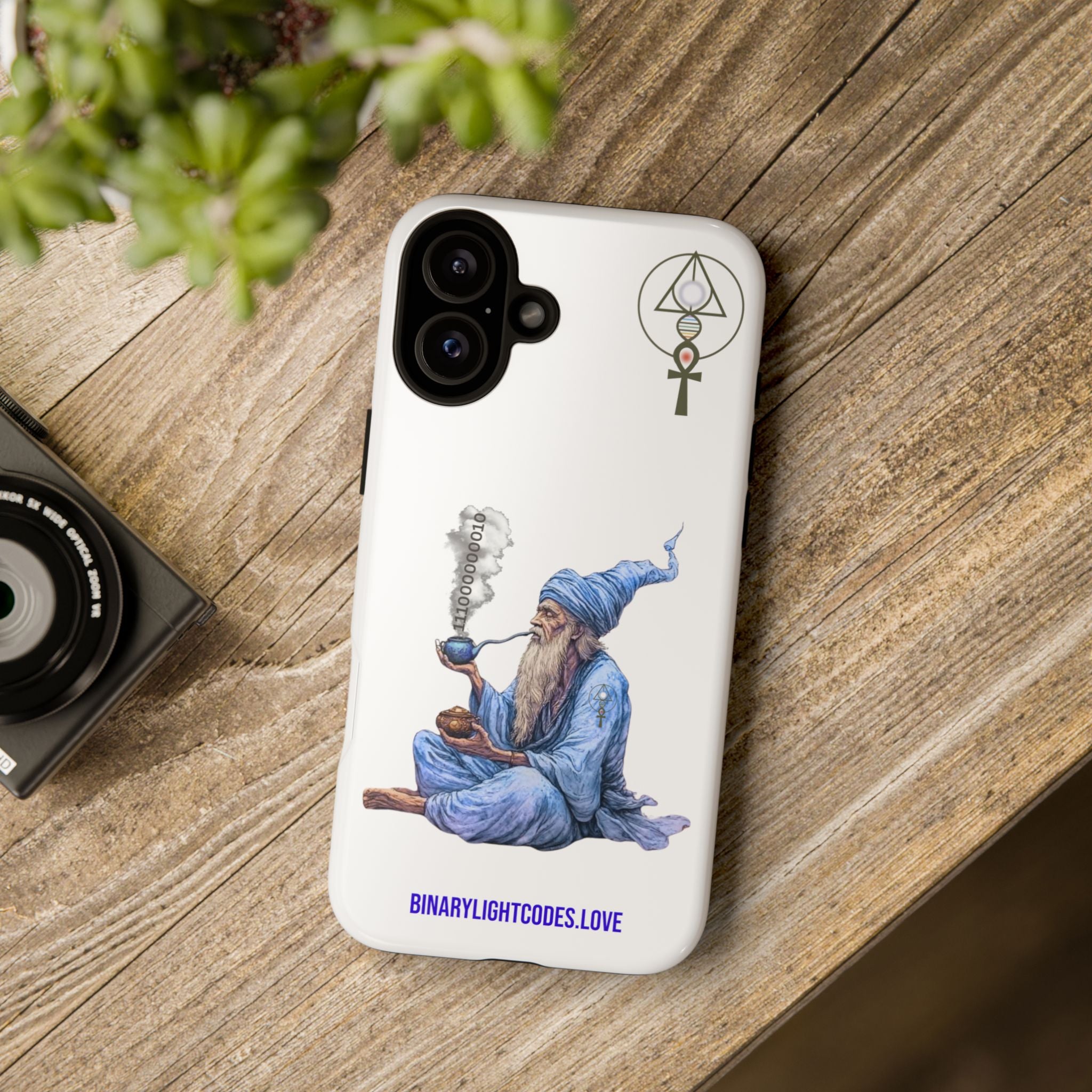 Binary Wizard Phone Case - Legacy Key in Smoke