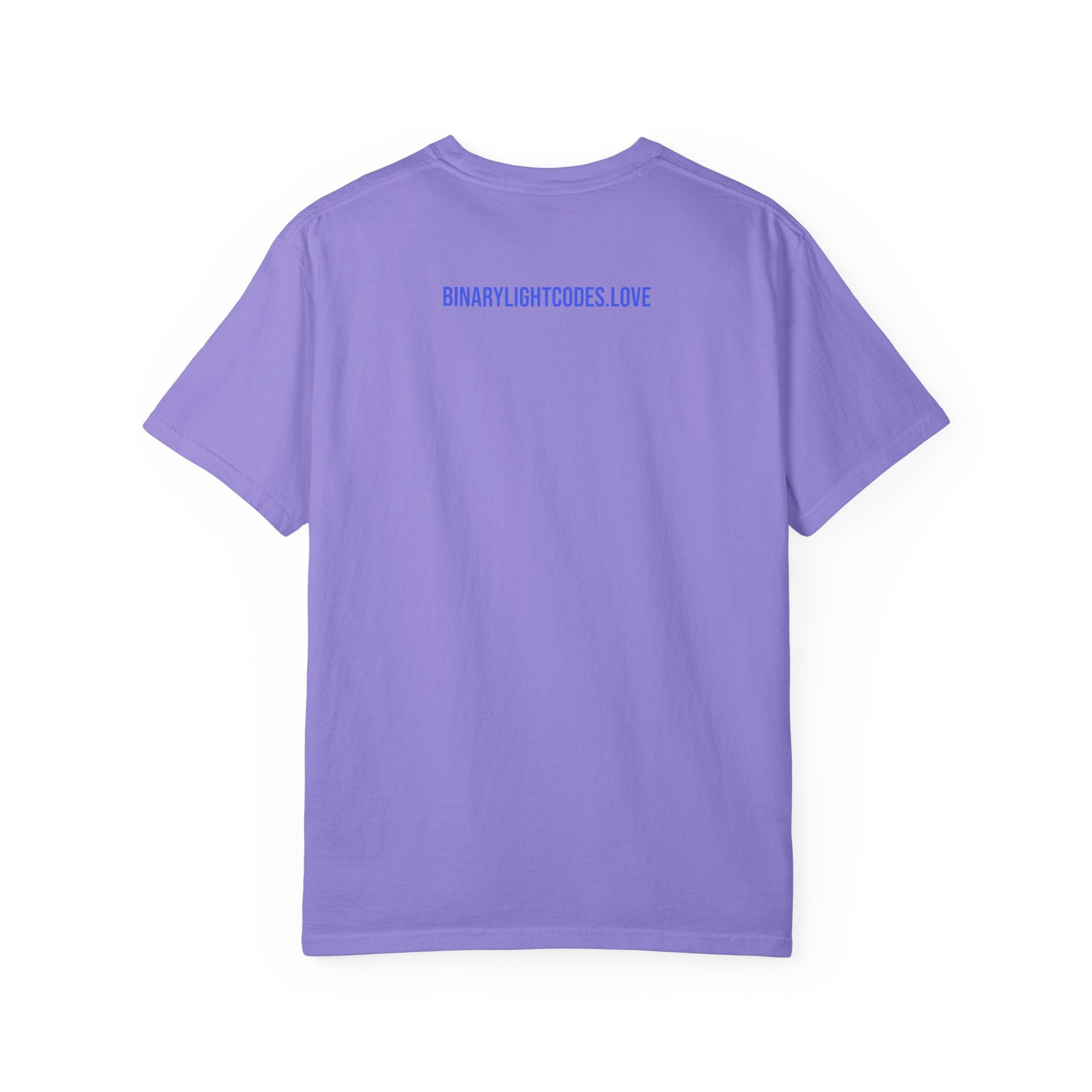 Binary Light Codes Logo T-shirt | Sacred Geometry Alchemy Spiritual Tee