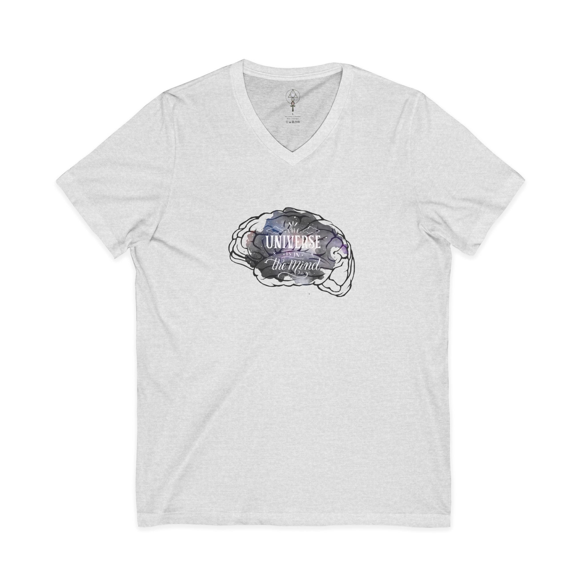 The Universe is in the Mind V-Neck Tee