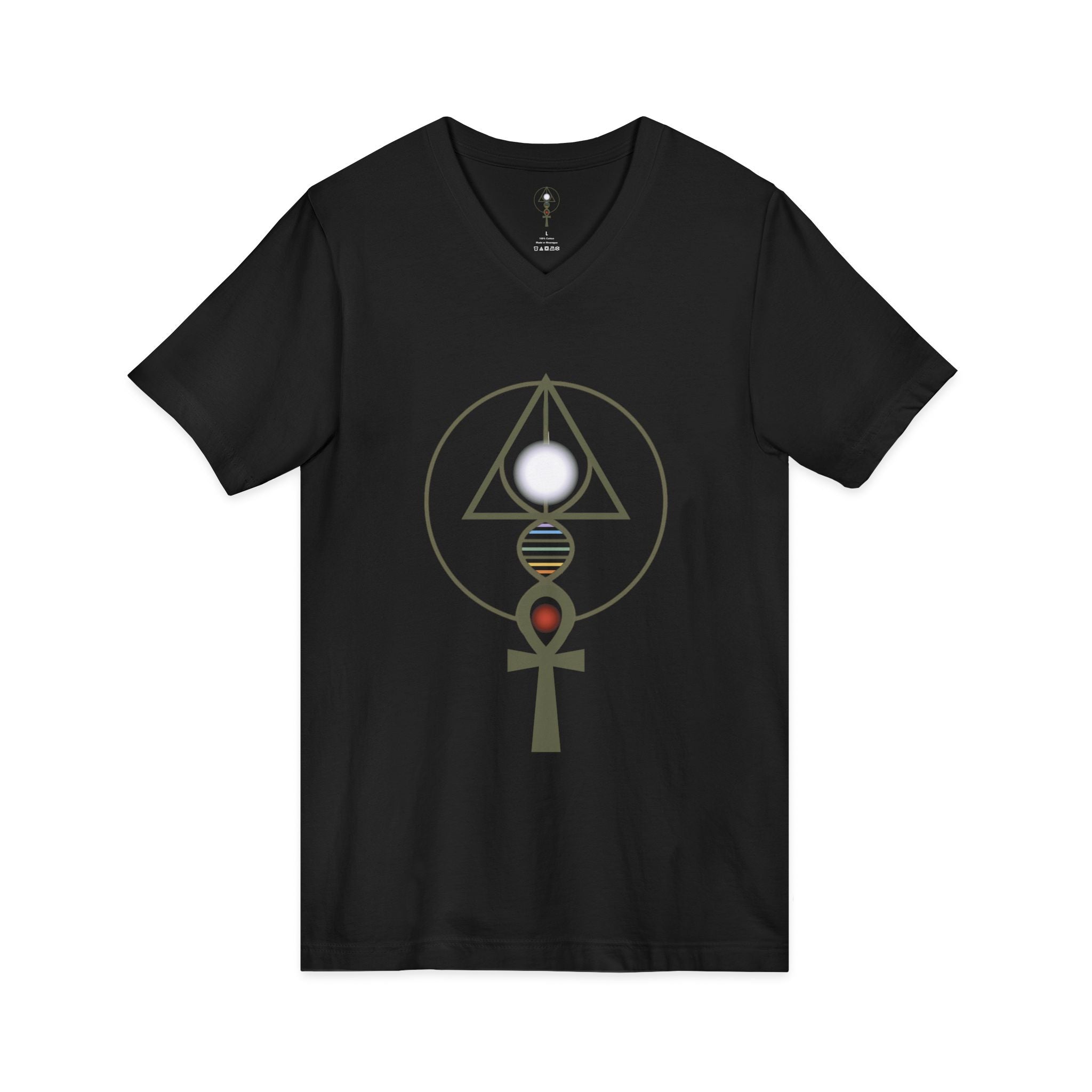 Money Manifestation V-Neck Tee - "Unexpected Money Code"