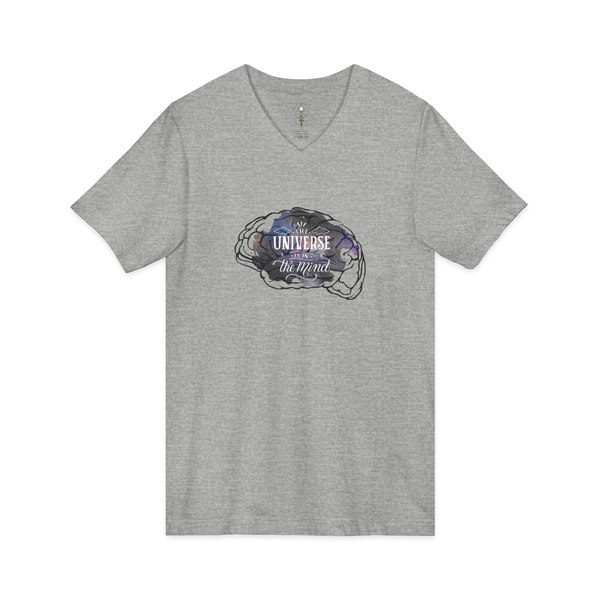 The Universe is in the Mind V-Neck Tee