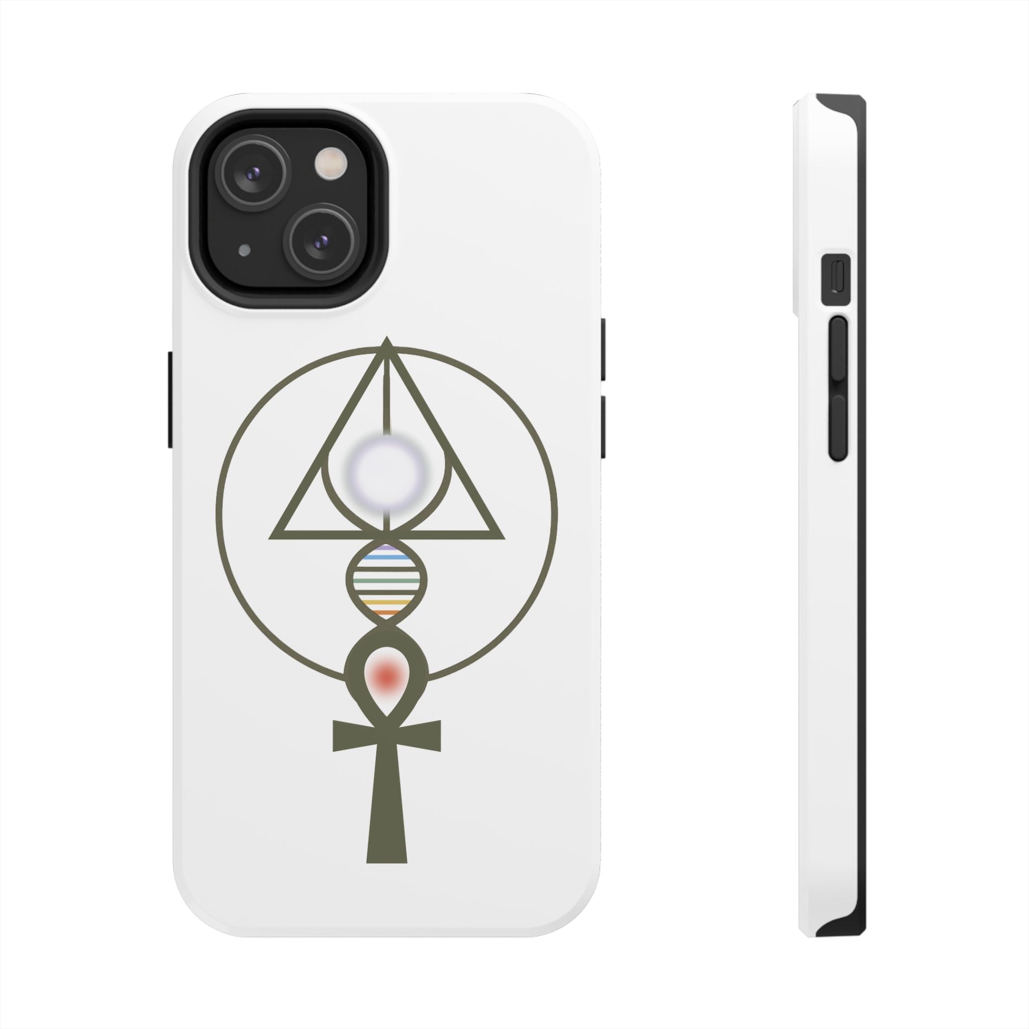 Binary Light Code Logo Phone Cover - Activated Apparel