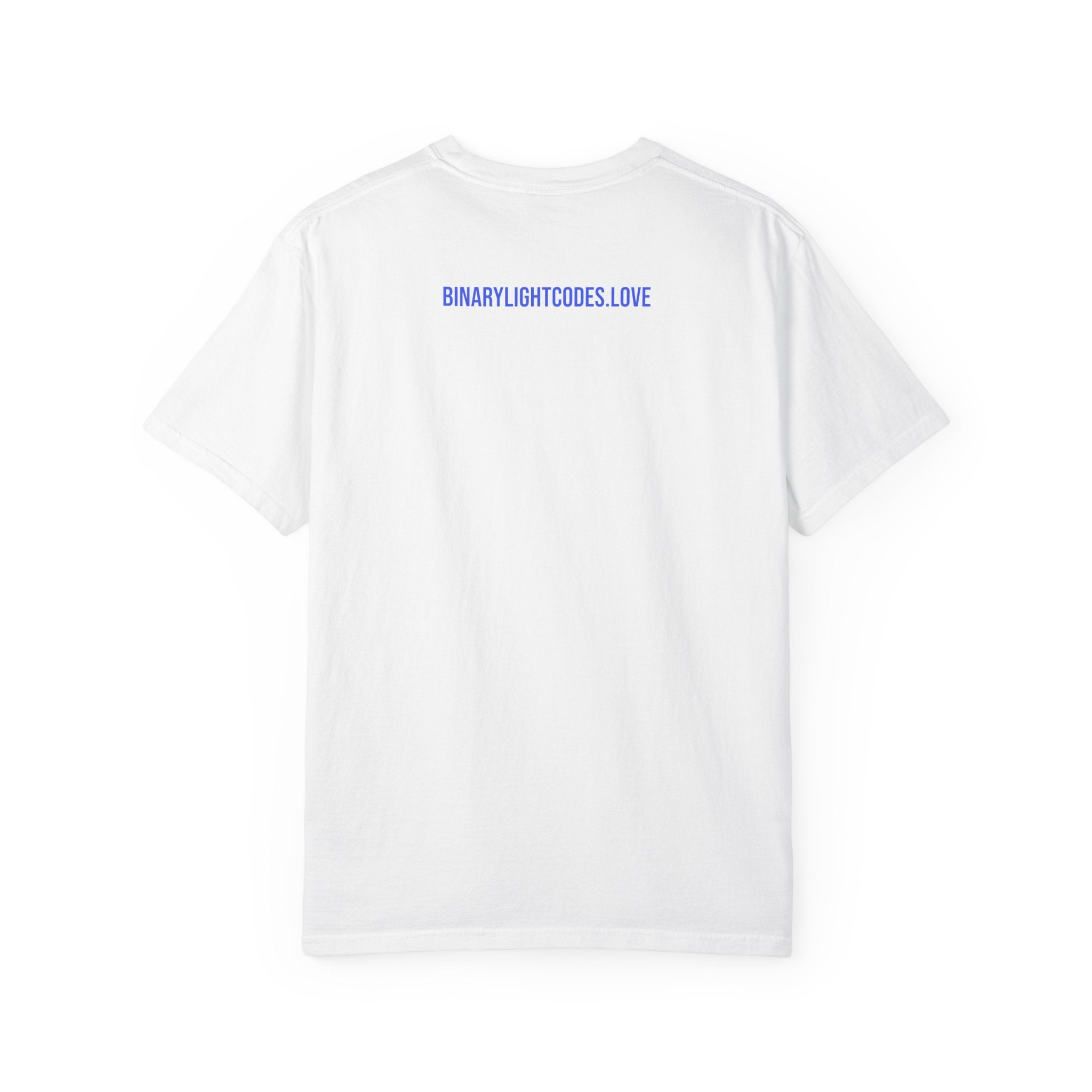 Binary Light Codes Logo T-shirt | Sacred Geometry Alchemy Spiritual Tee