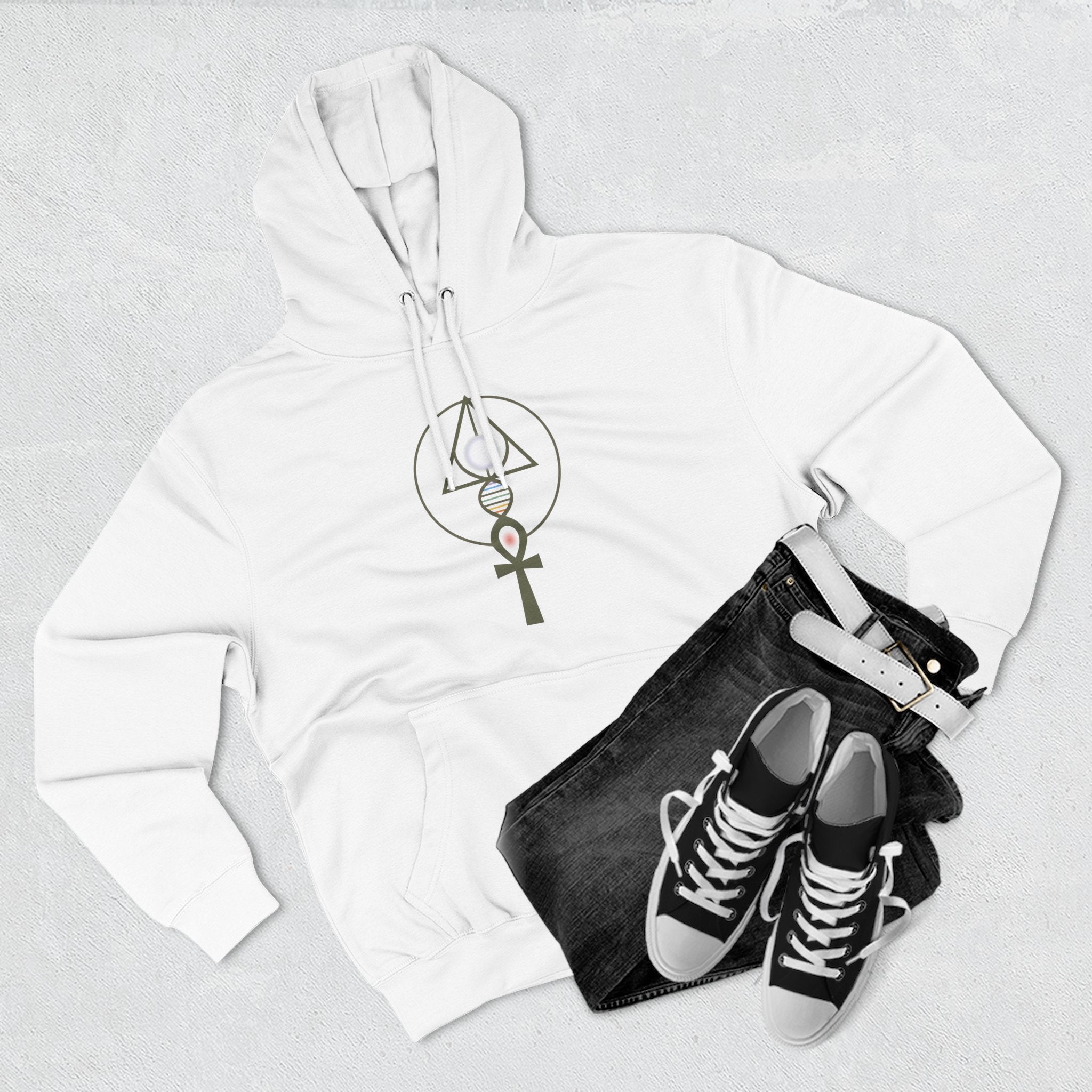 Hoodie -  Activated BLC Symbol & "Unexpected Money Code" Binary Design