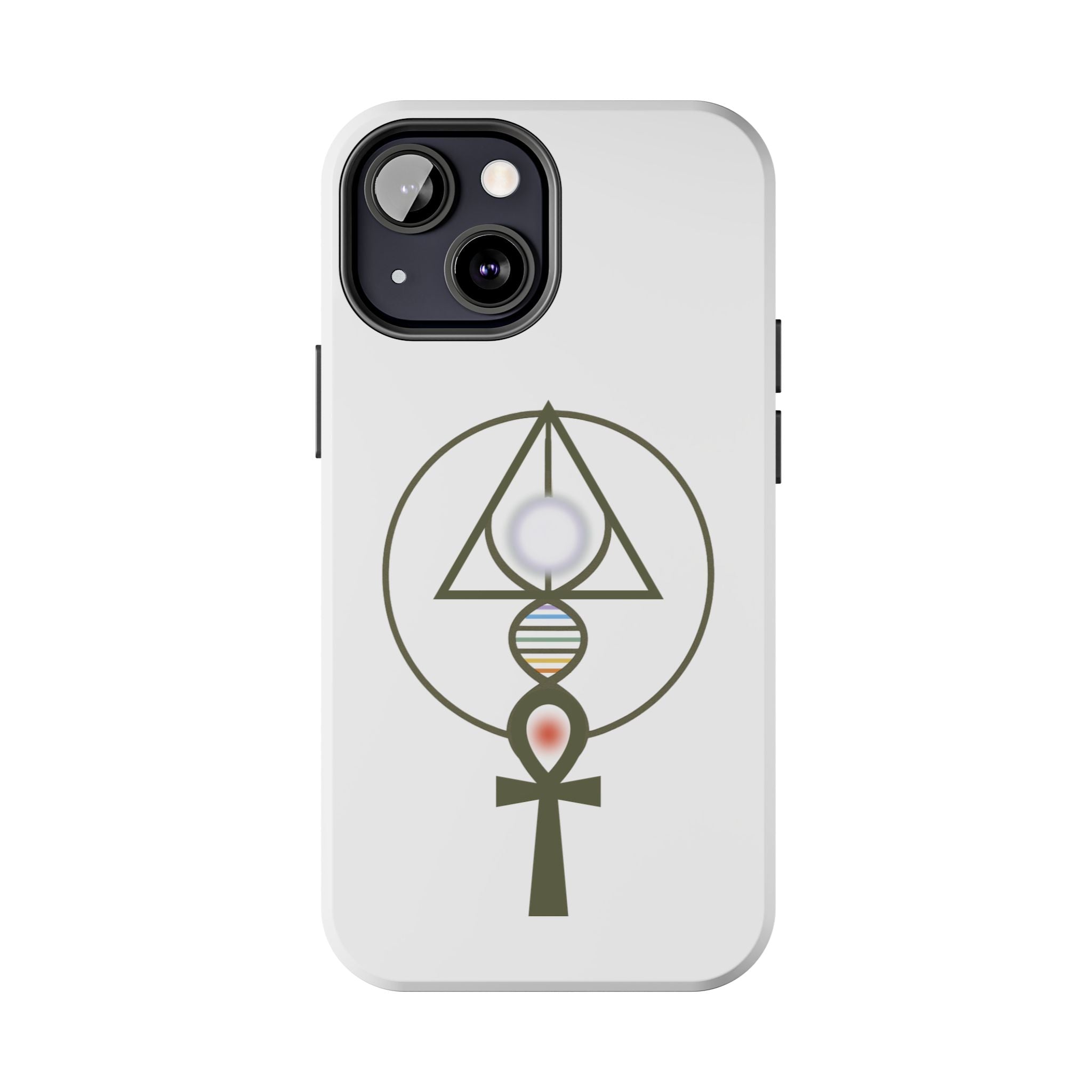 Binary Light Code Logo Phone Cover - Activated Apparel