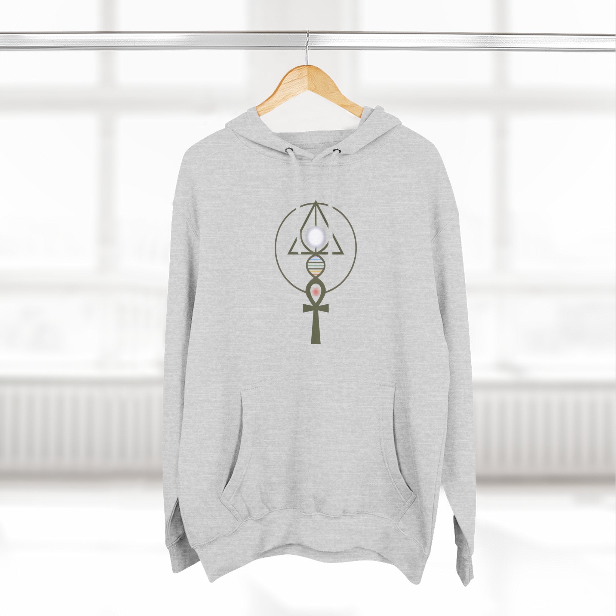 Hoodie -  Activated BLC Symbol & "Unexpected Money Code" Binary Design
