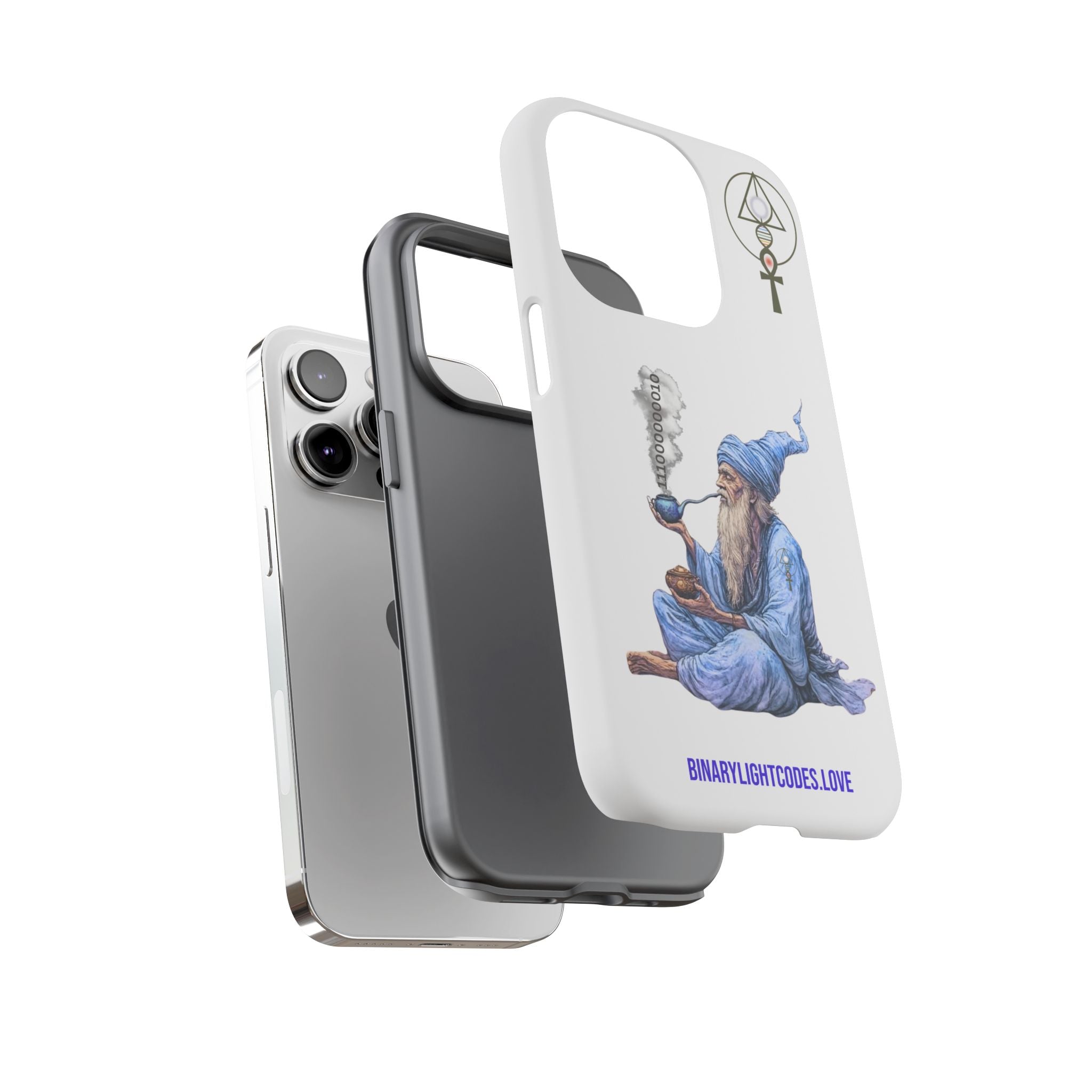 Binary Wizard Phone Case - Legacy Key in Smoke