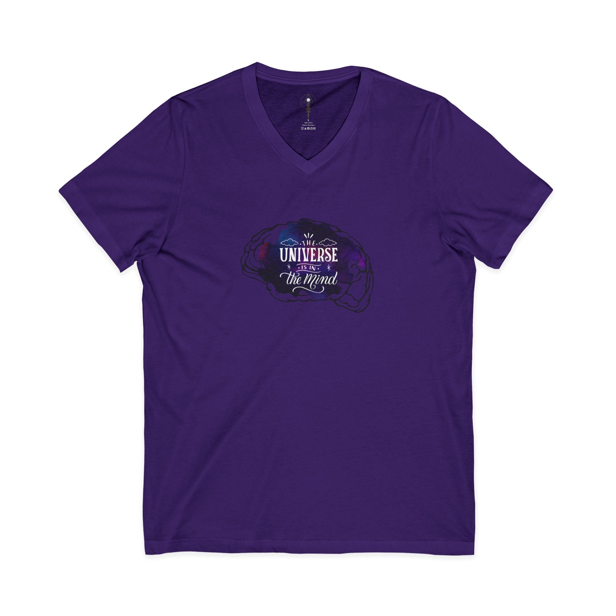 The Universe is in the Mind V-Neck Tee