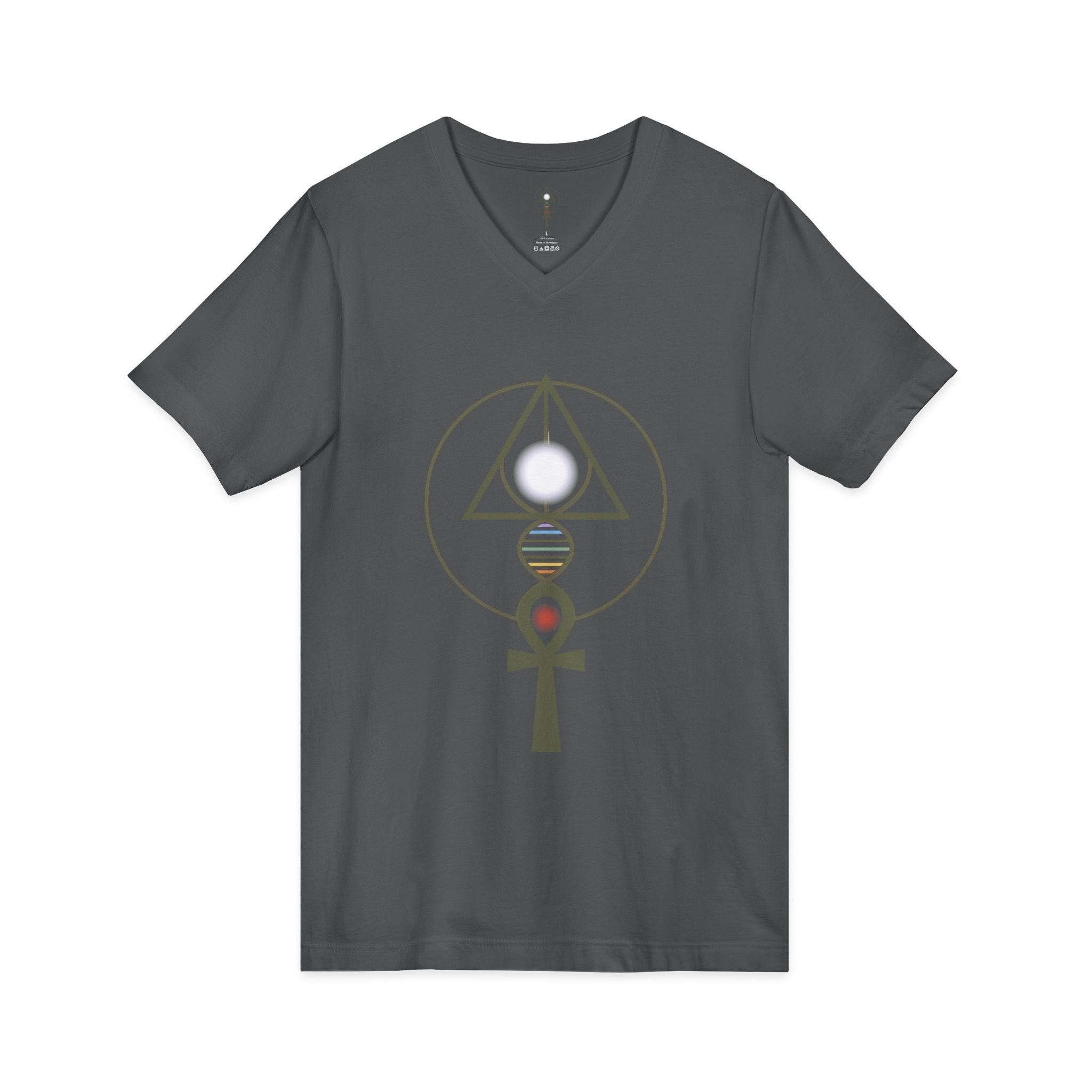 Money Manifestation V-Neck Tee - "Unexpected Money Code"