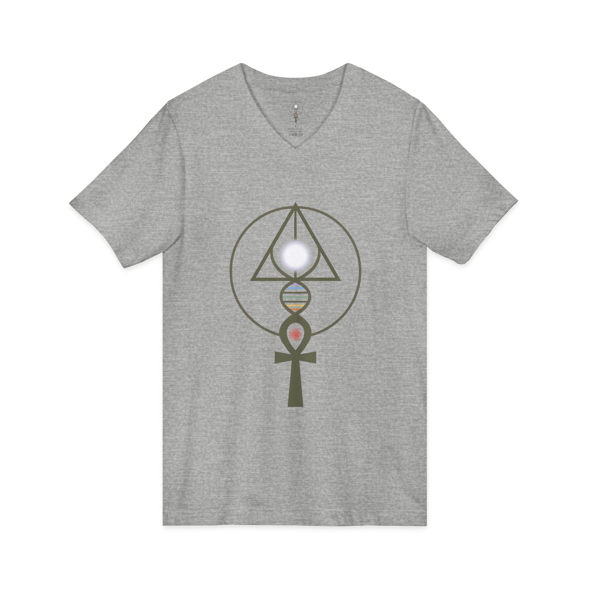 Money Manifestation V-Neck Tee - "Unexpected Money Code"