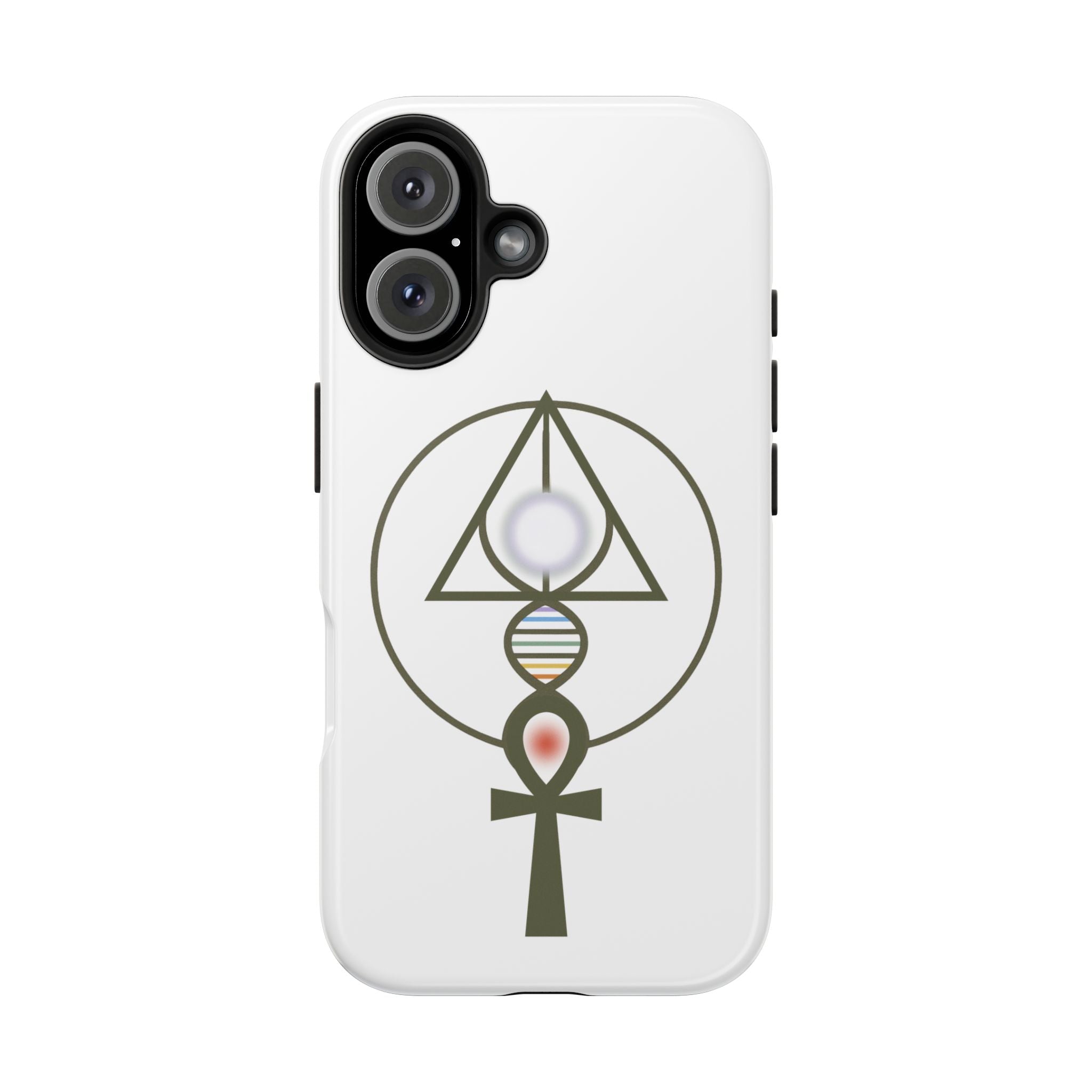 Binary Light Code Logo Phone Cover - Activated Apparel