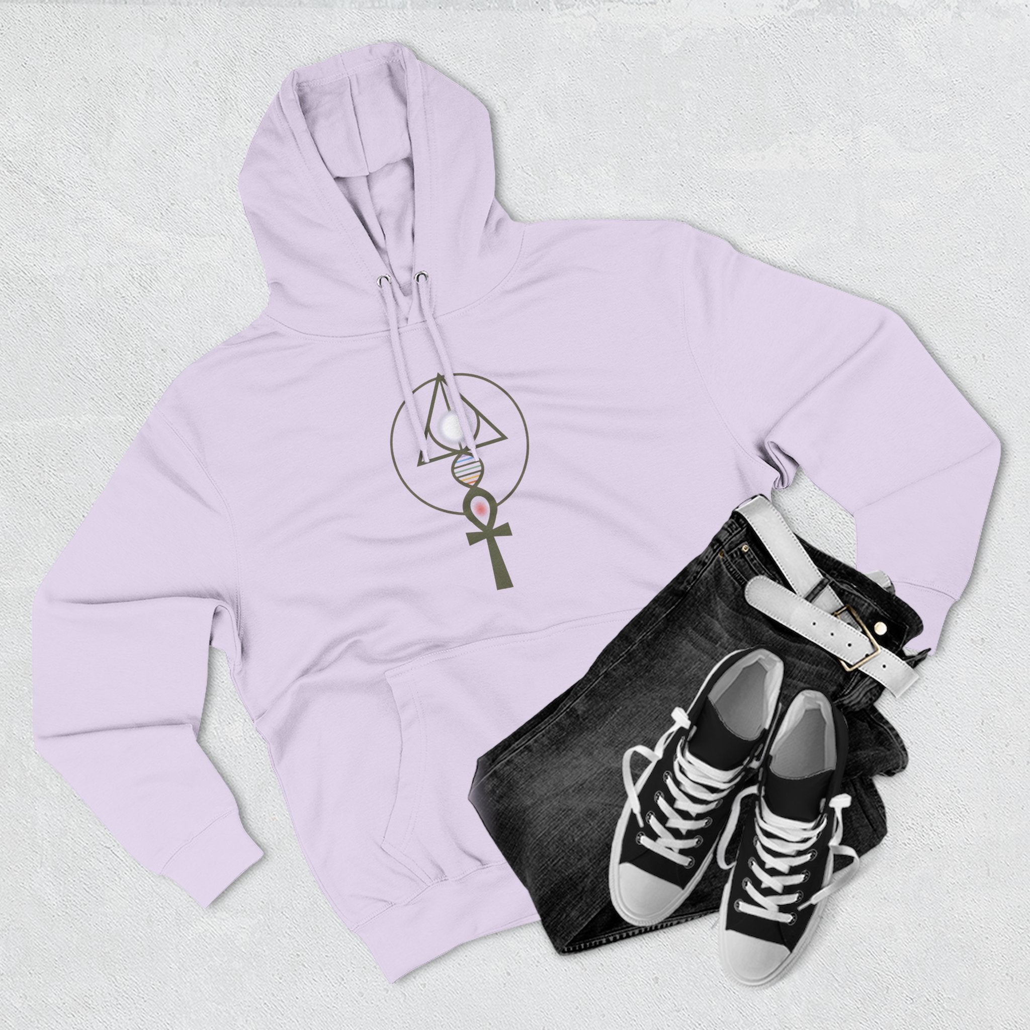 Hoodie -  Activated BLC Symbol & "Unexpected Money Code" Binary Design