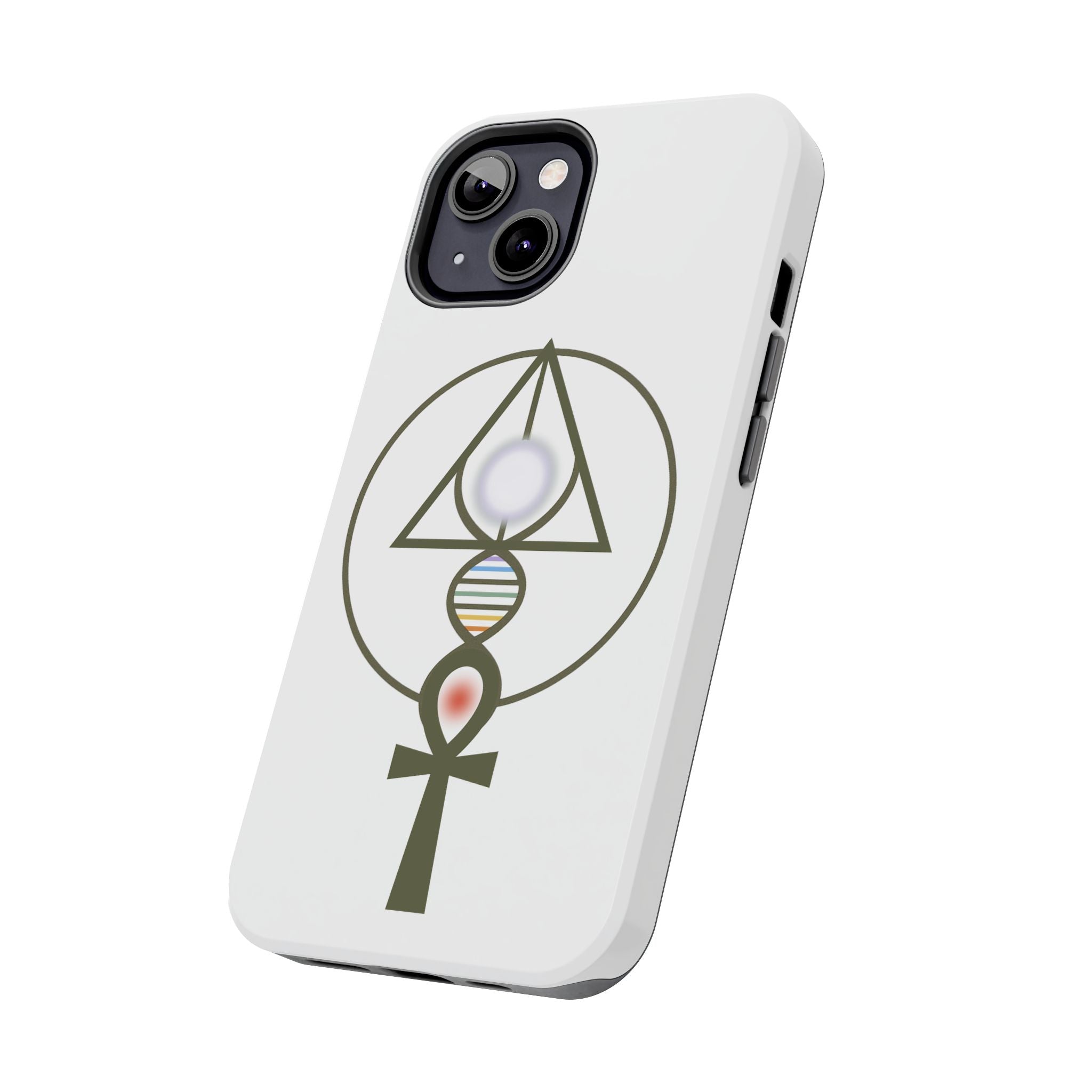 Binary Light Code Logo Phone Cover - Activated Apparel