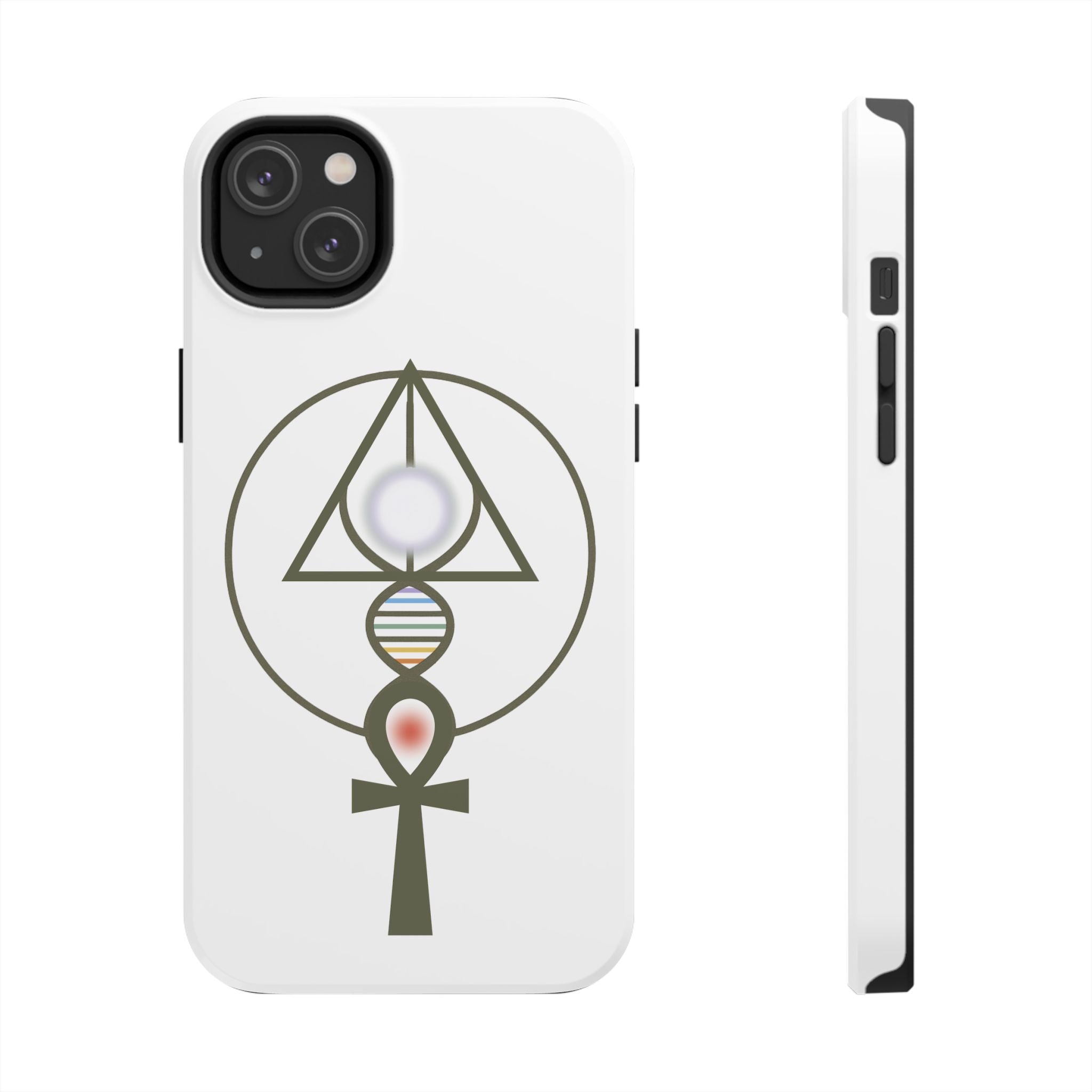 Binary Light Code Logo Phone Cover - Activated Apparel