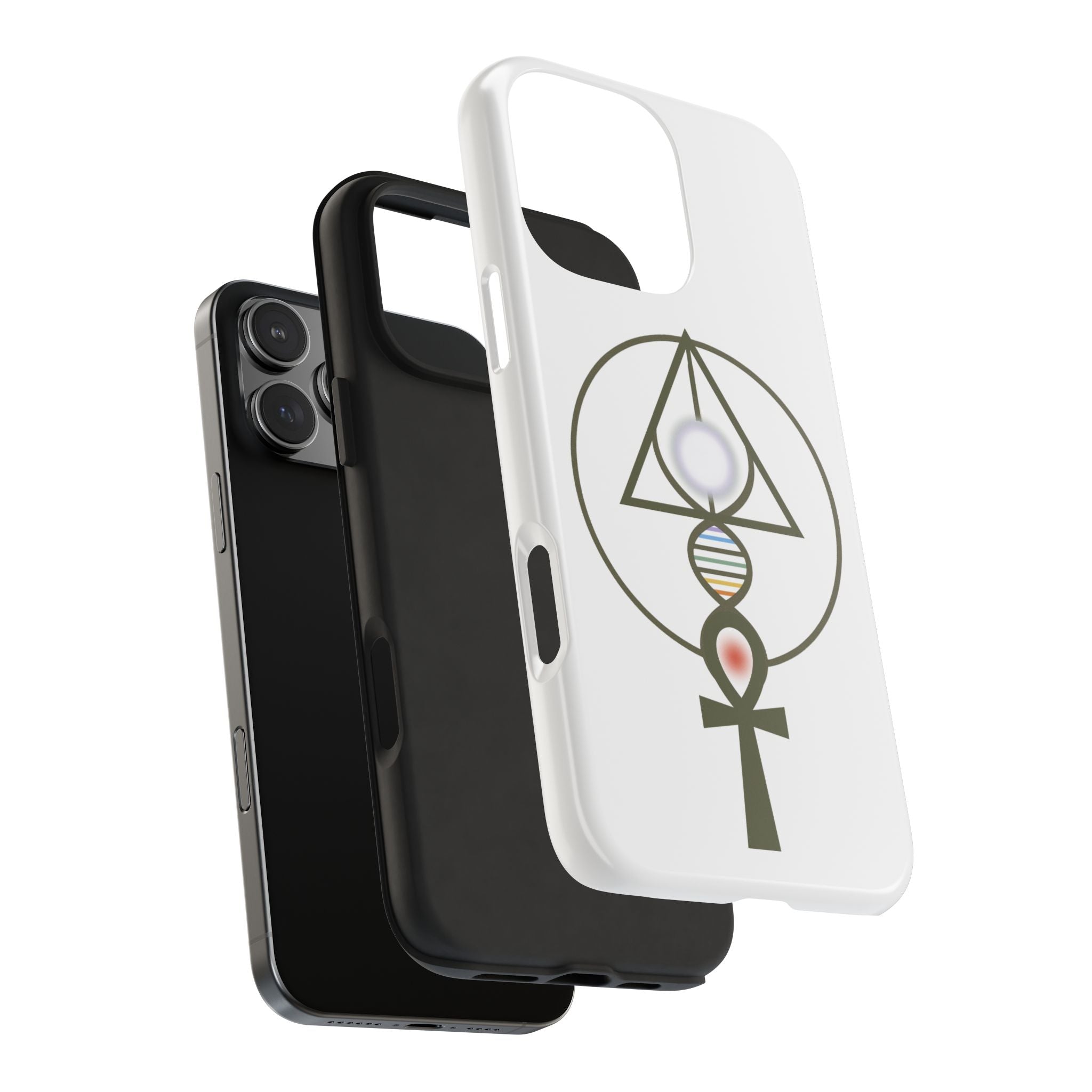 Binary Light Code Logo Phone Cover - Activated Apparel